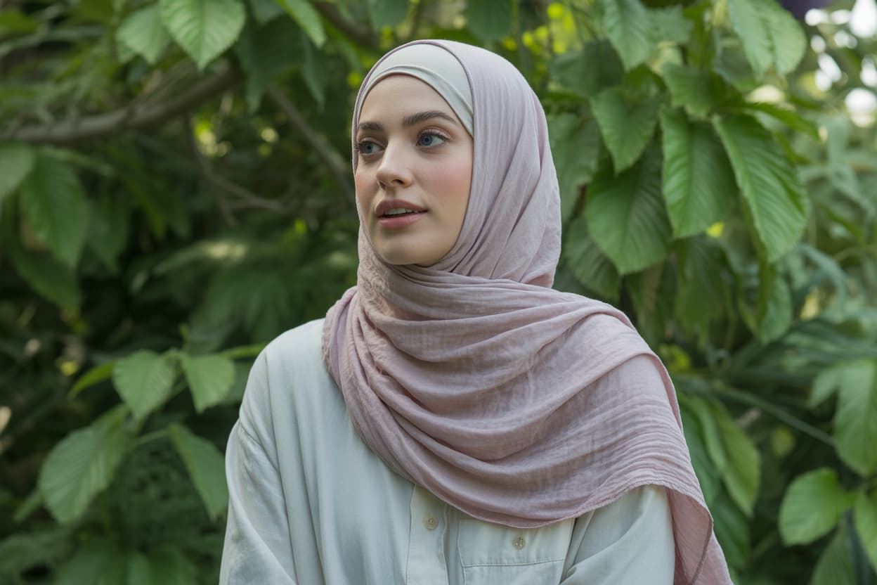 Pamuklu Şal ve Eşarp Kumaşı 