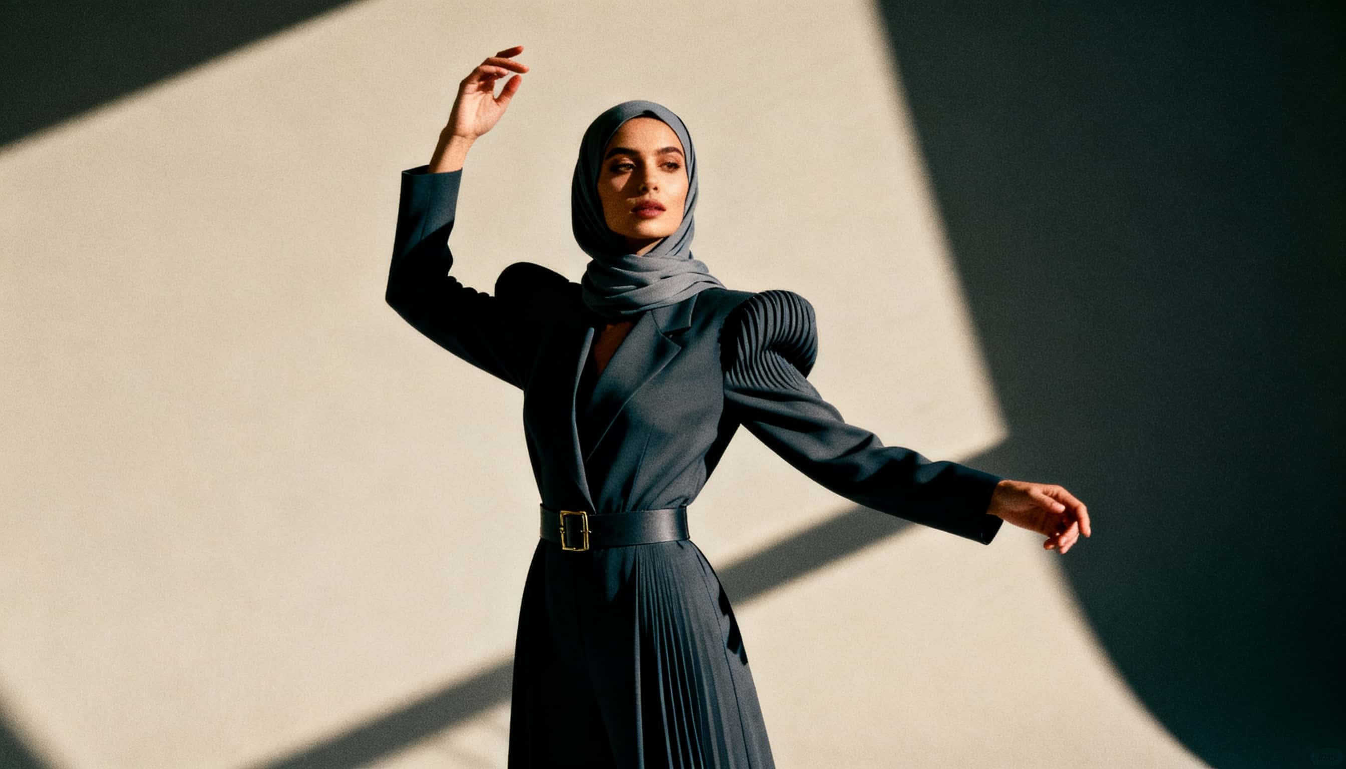 Trend Renklerle Tesettür Abiye Kombinleri