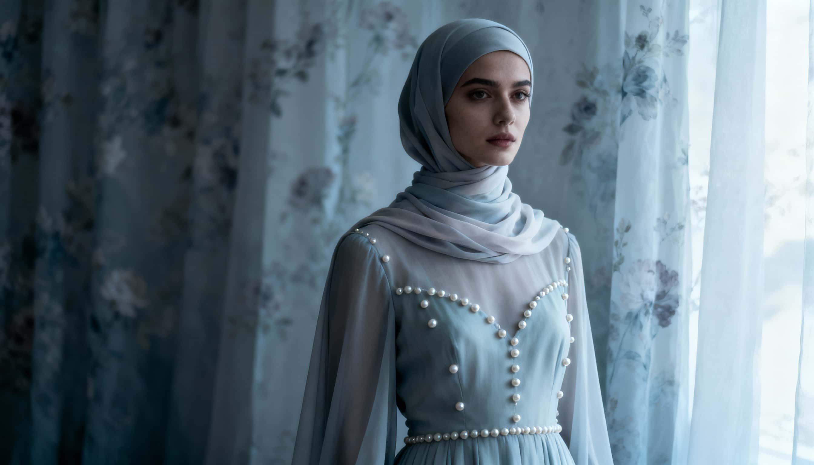 Mevsimine Göre Tesettür Abiye Kombinleri