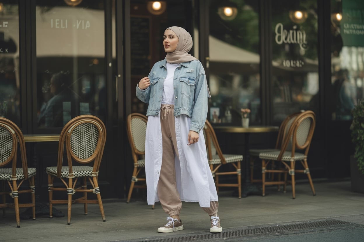 Gençlerin Dinamik Tarzını Yansıtan Spor Tesettür Kombinleri