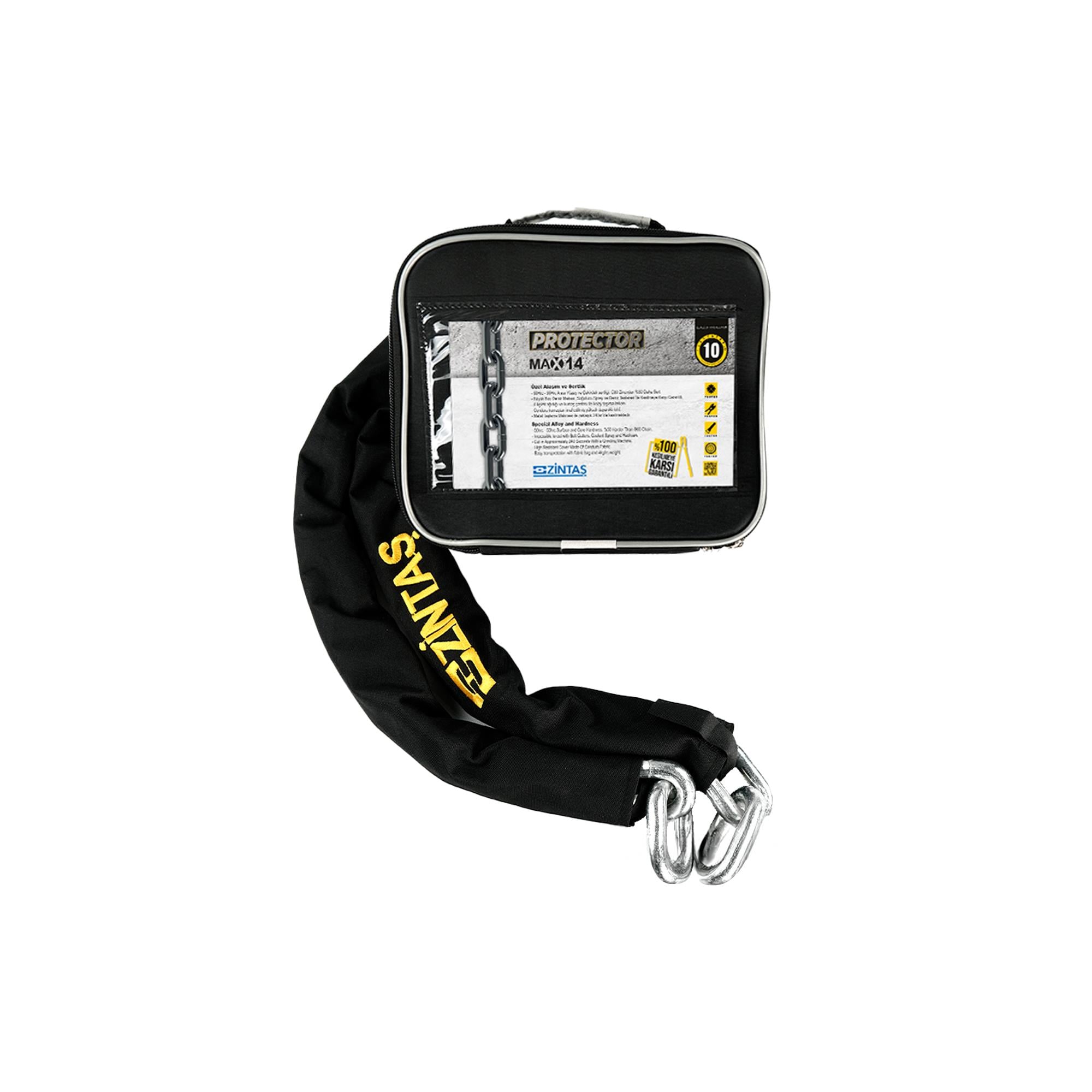 Zintaş Protector MAX14 Motosiklet Kesilmez Zincir 14mm 180cm
