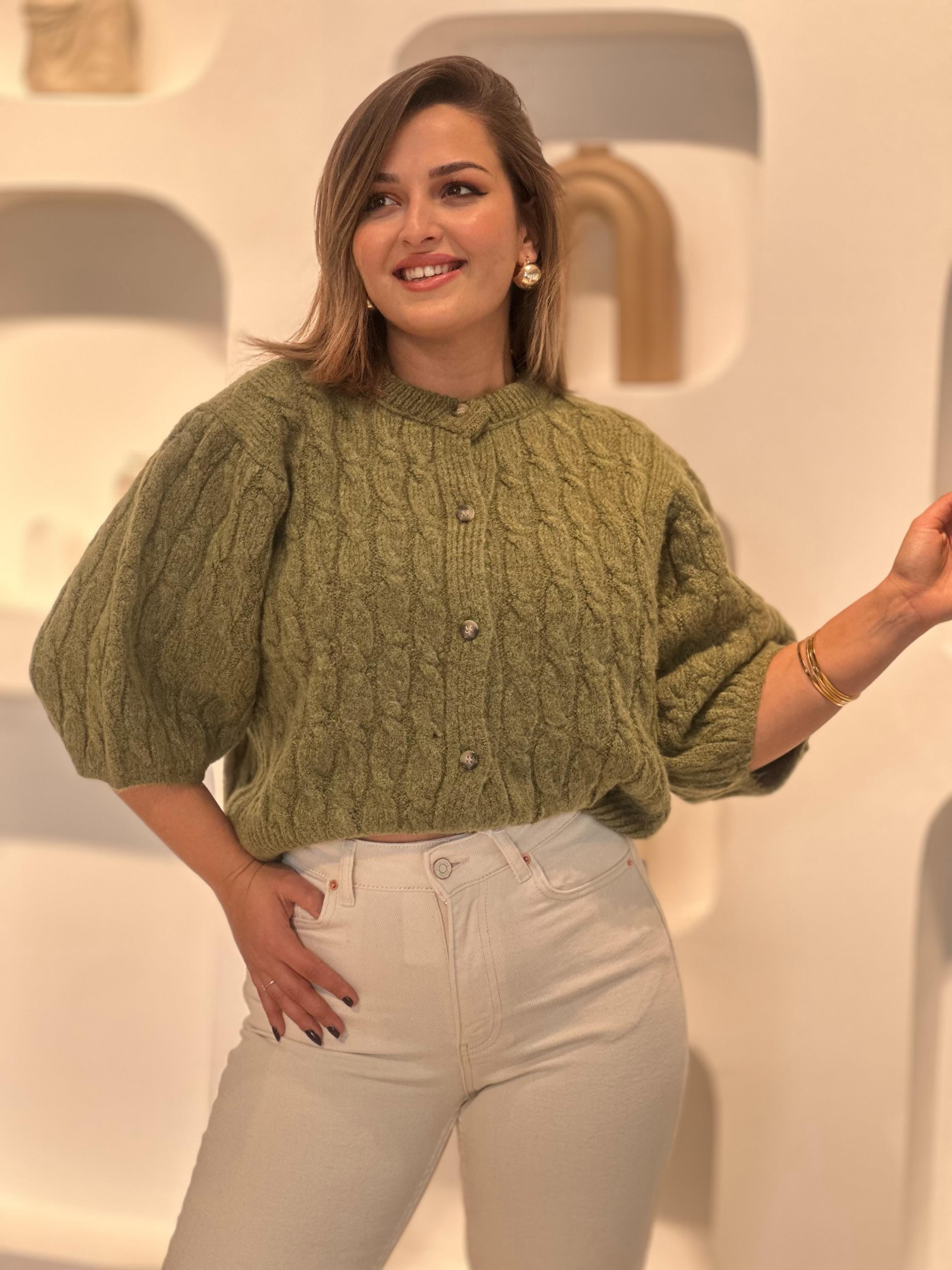 Hırka Balon Kol