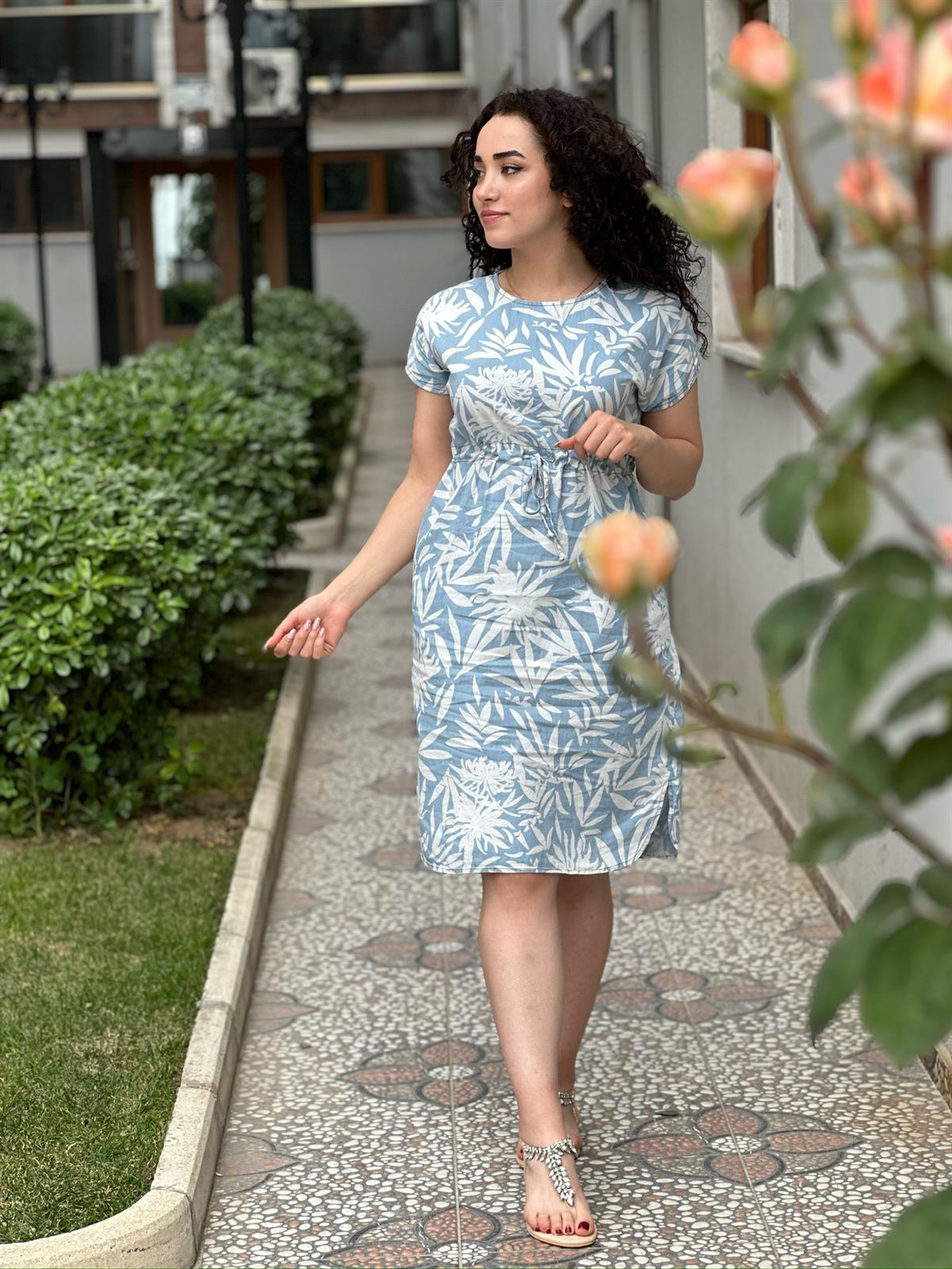 Jean Bel Elbise Bel Bağlamalı