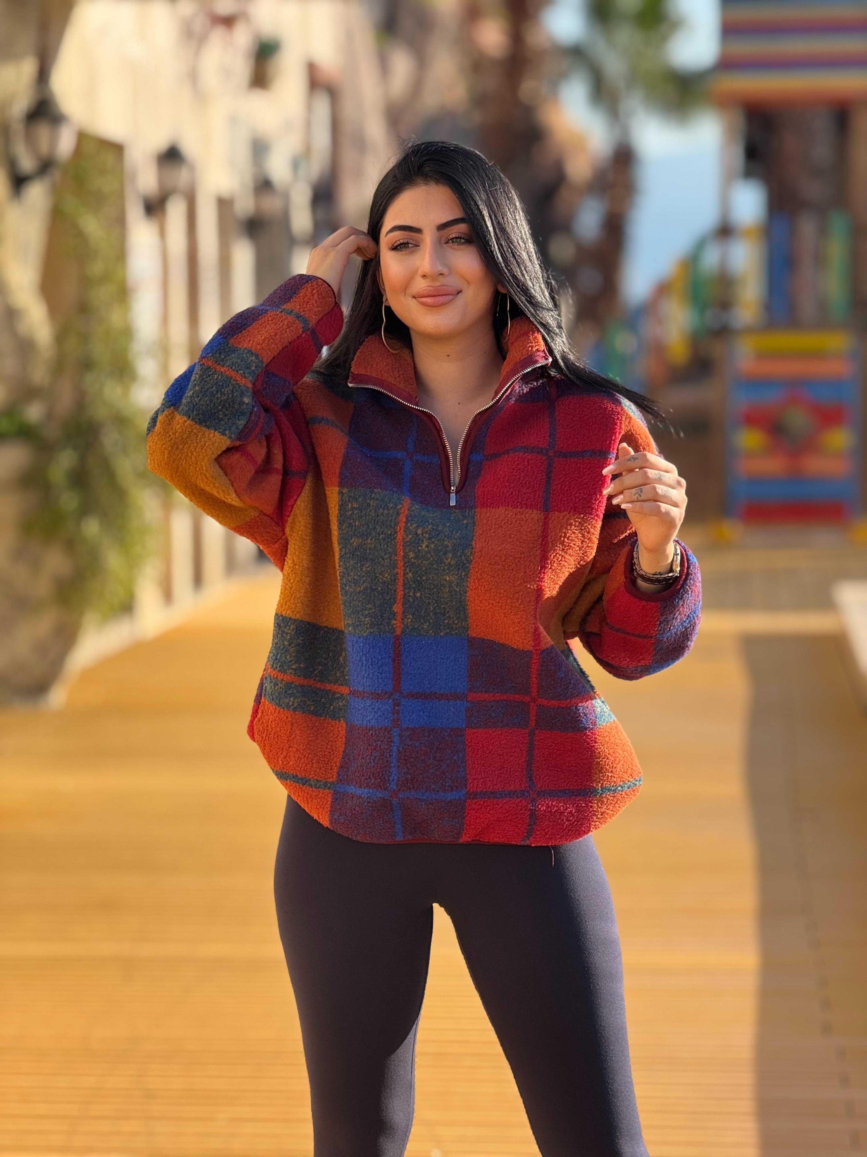 Oysho Renkli Polar Sweat 