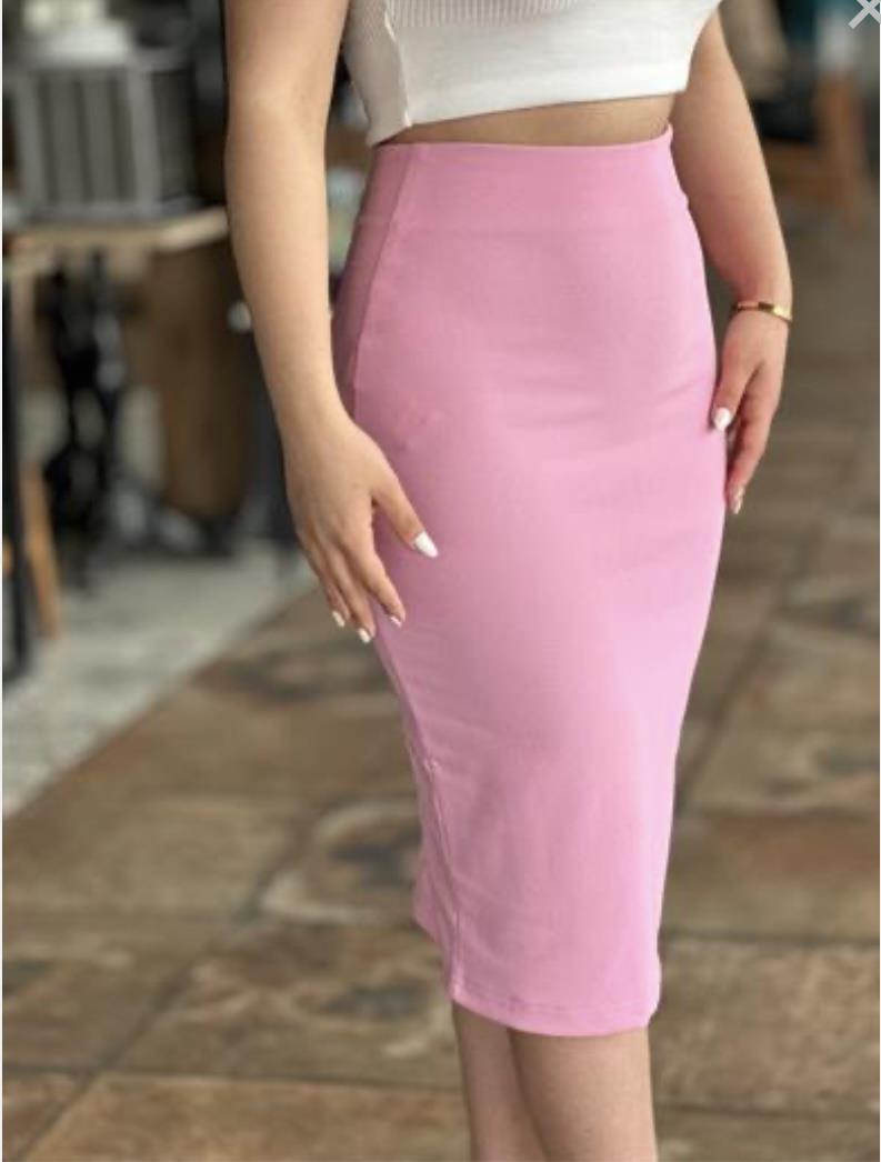 Pembe Fitilli Etek
