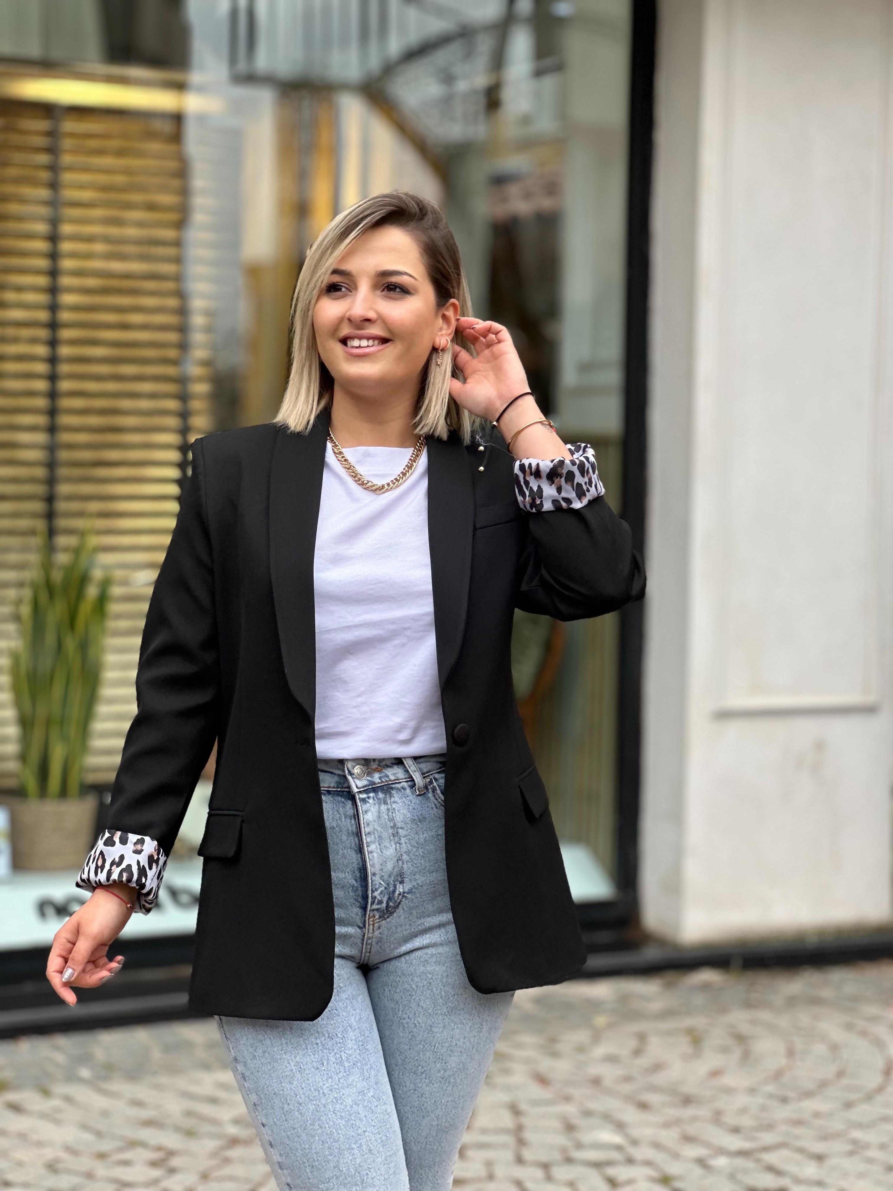 Siyah Blazer Ceket