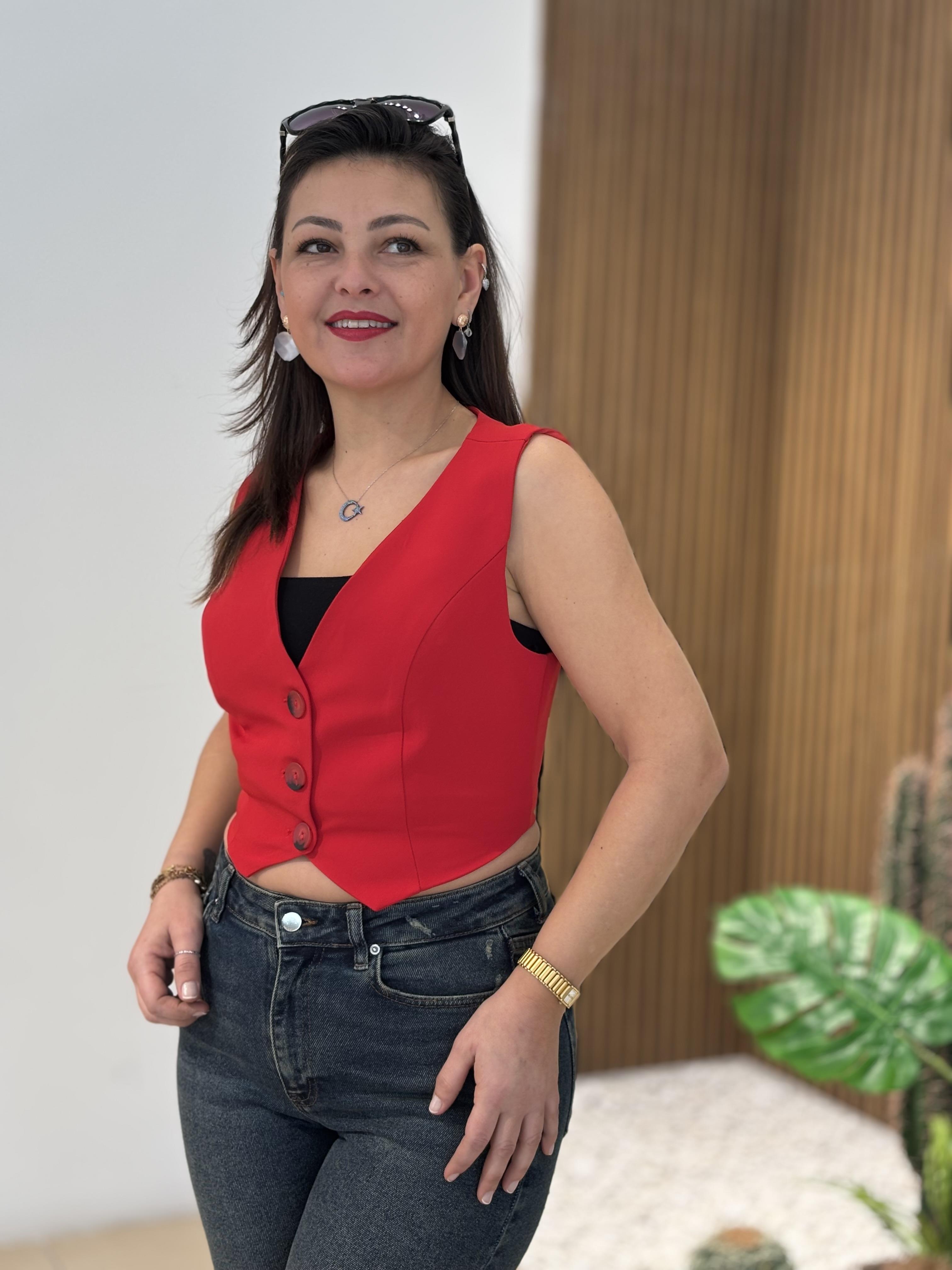 Yelek Kırmızı