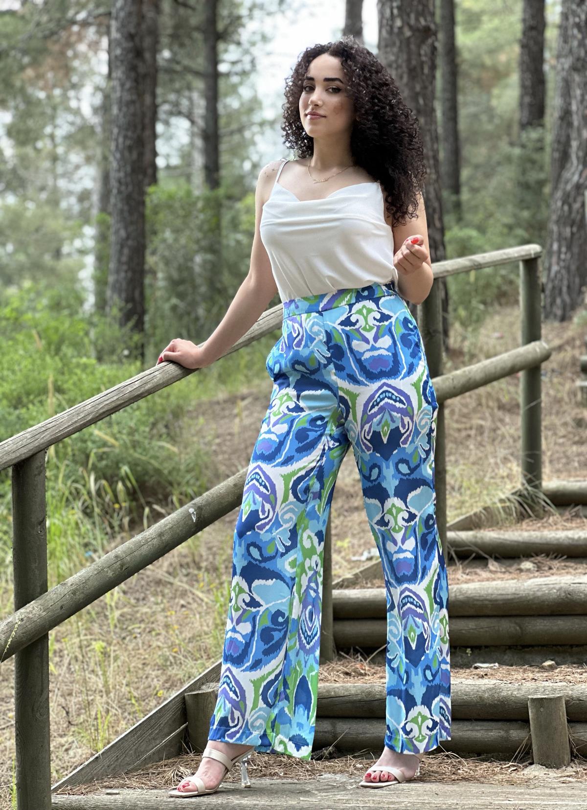 Zr Model ipek Saten Pantalon 