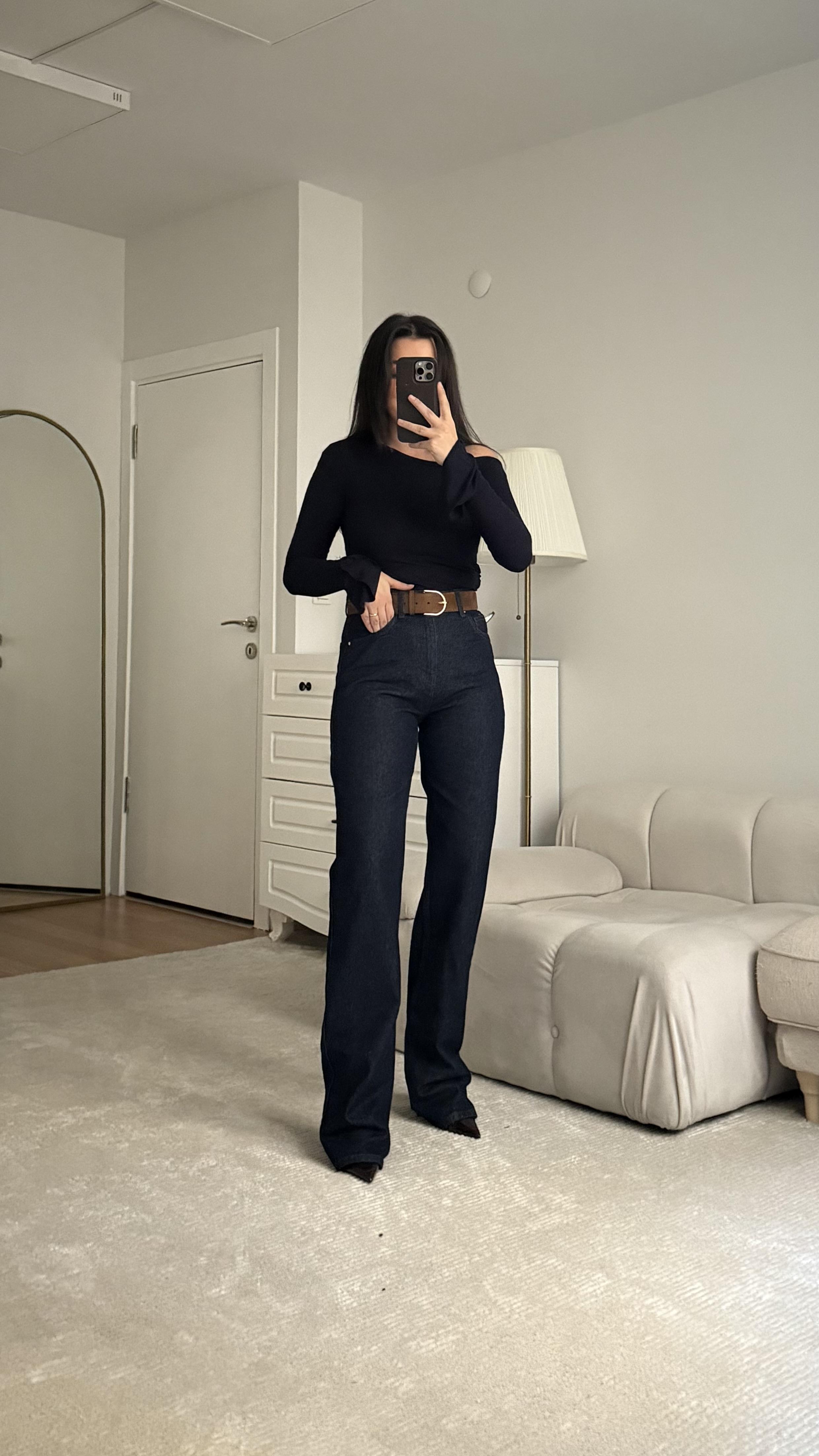 Hagi Koyu Laci Premium Orj Düz Kesim Jean