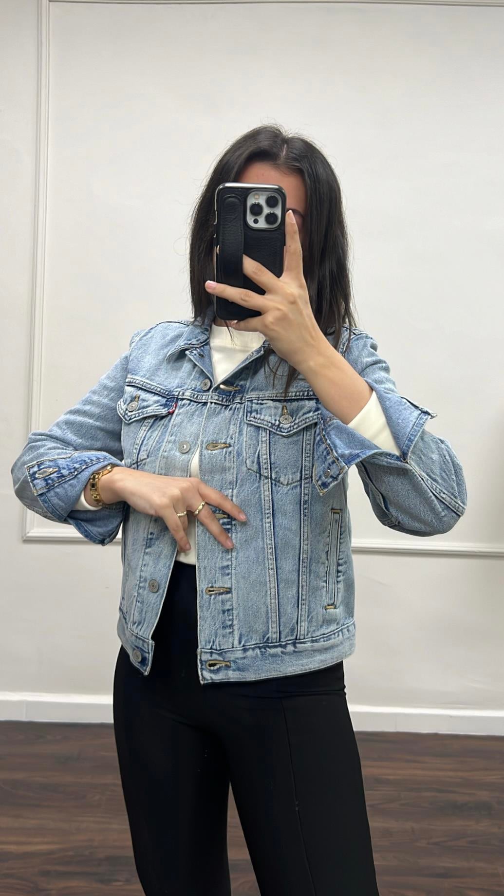 Lavli Premıum Mavi Denim Ceket