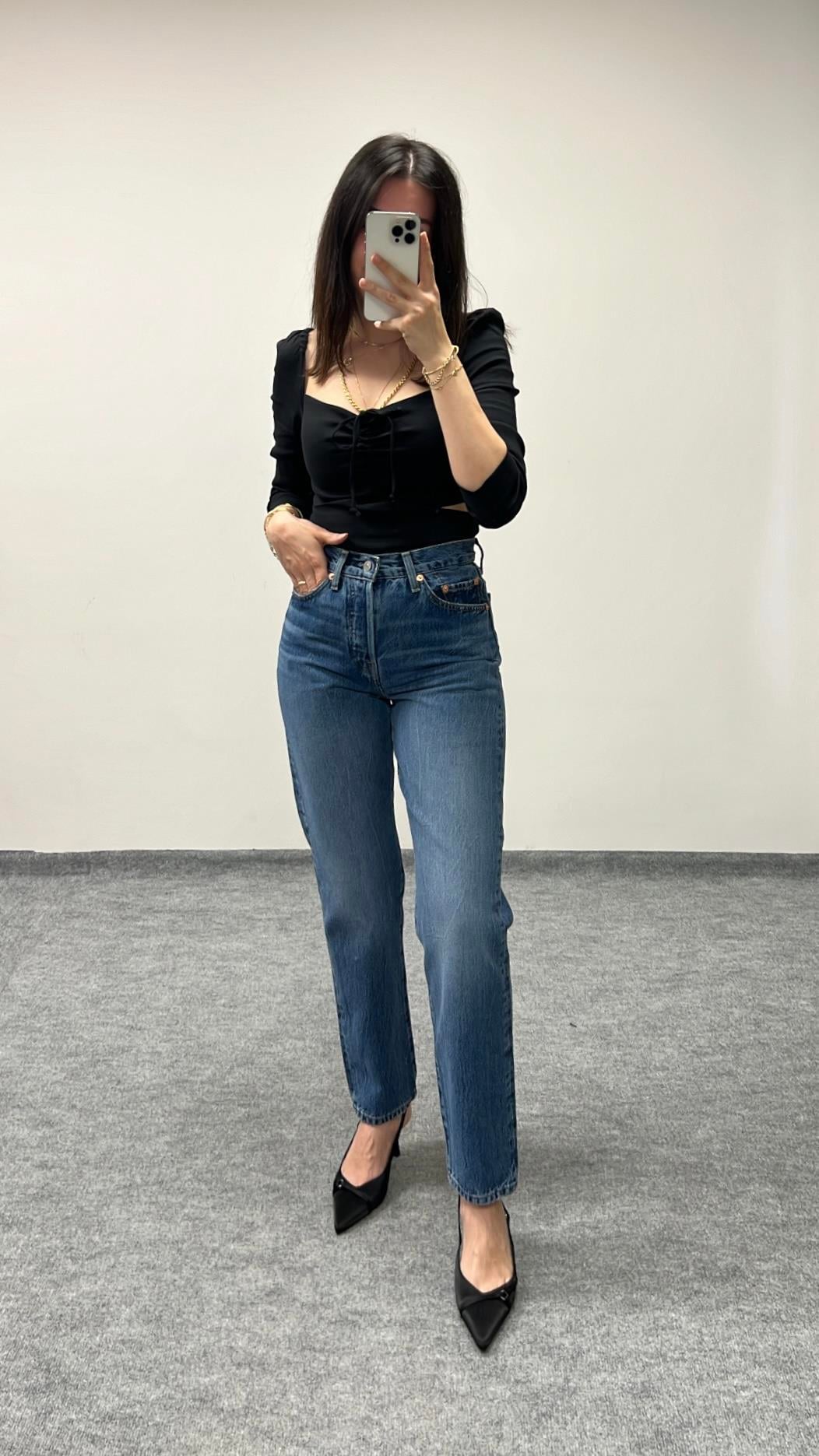 Lavli Premium Mom Fıt Jean