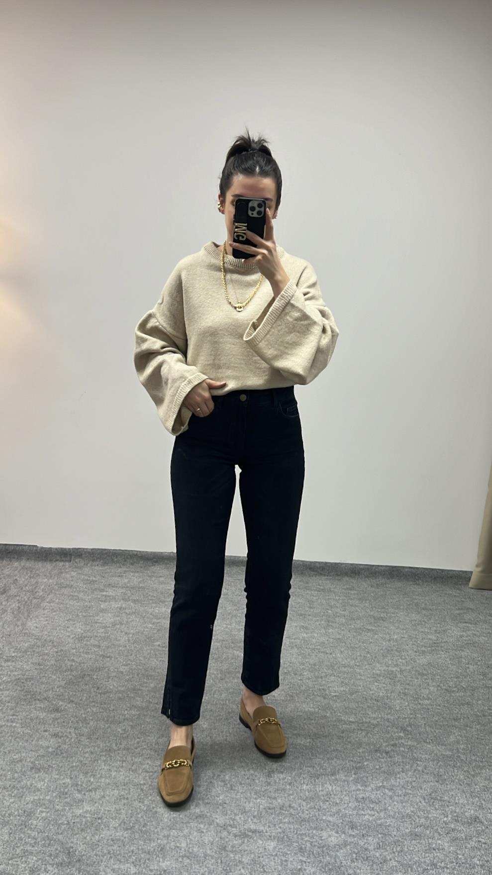 MAD LACİ STRAIGHT FIT PAÇA DETAY JEAN