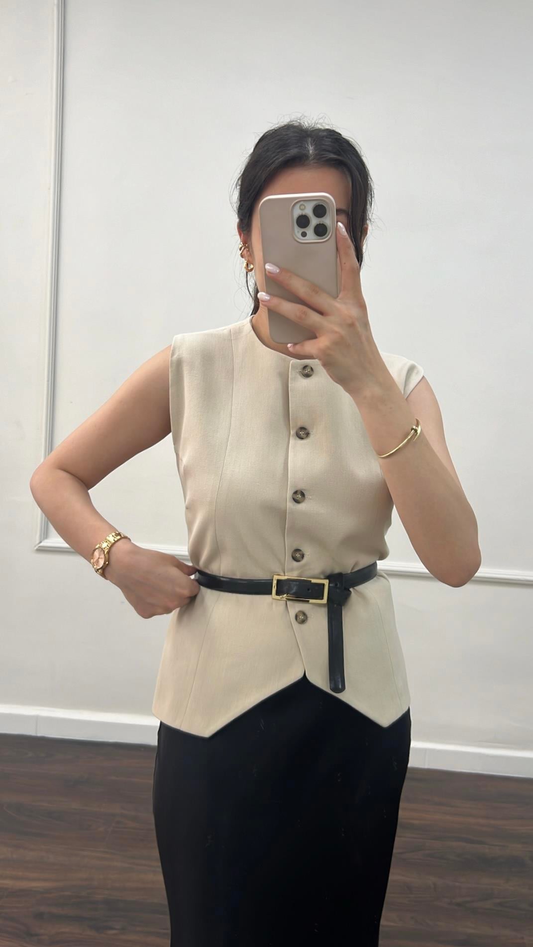 Mad Natural Ham Keten Yelek