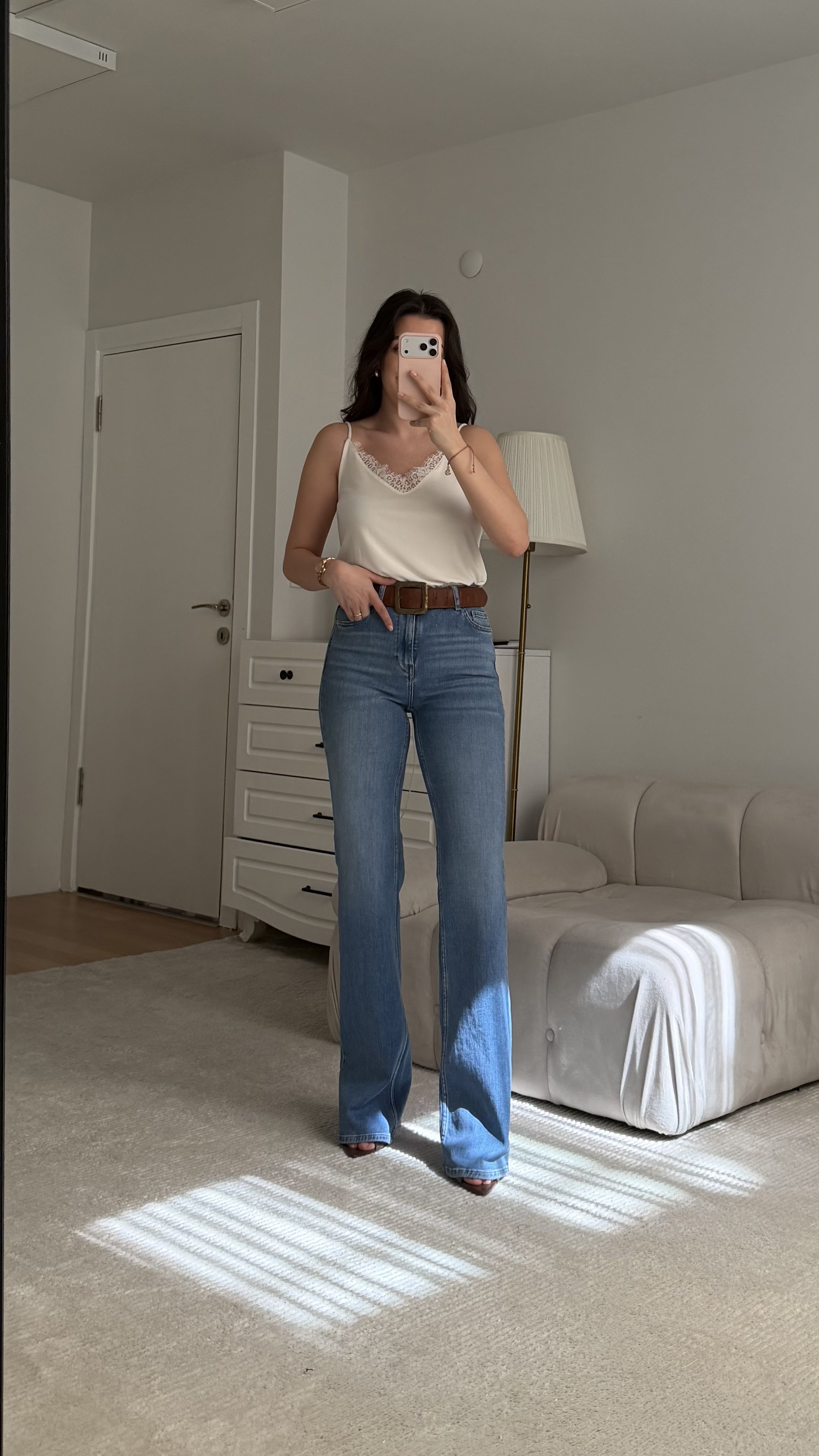 Marka Buz Mavi Flare Jean