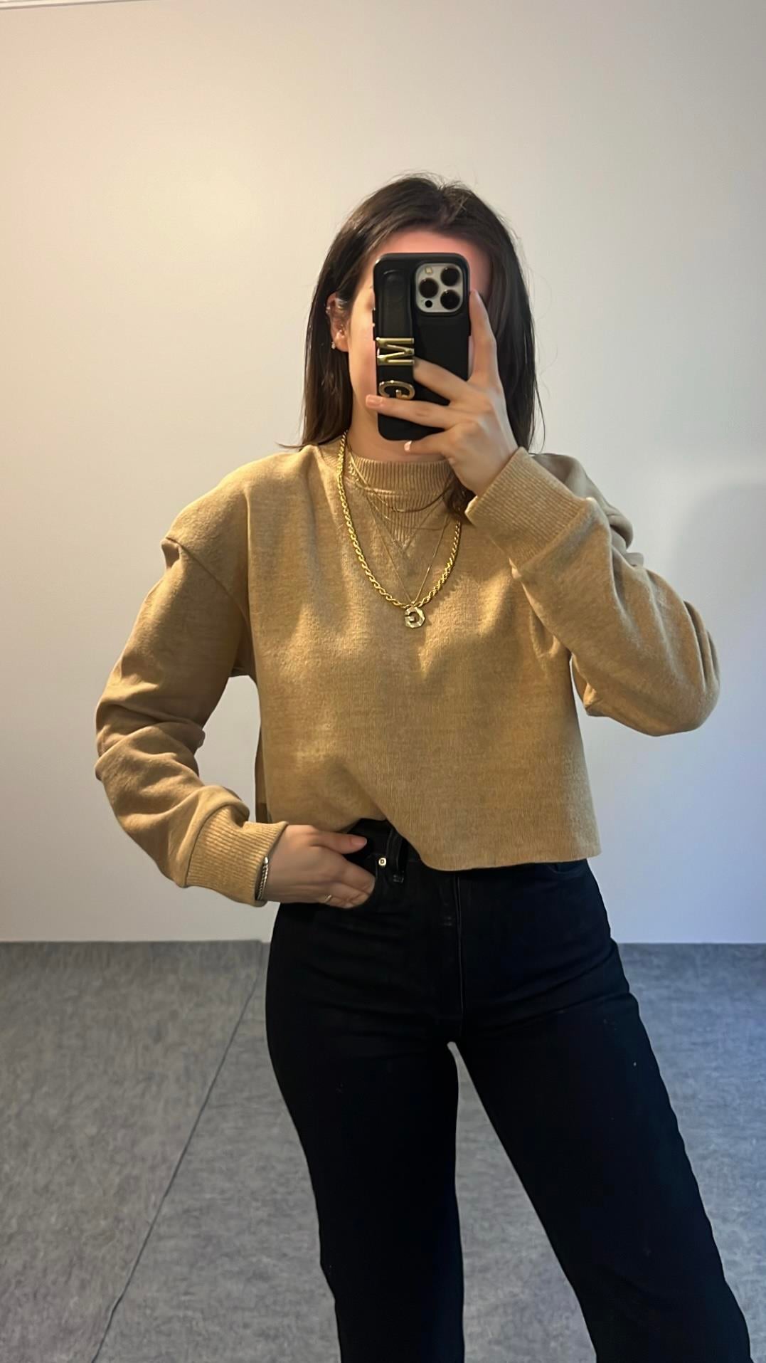 MARKA CAMEL CROP KAZAK