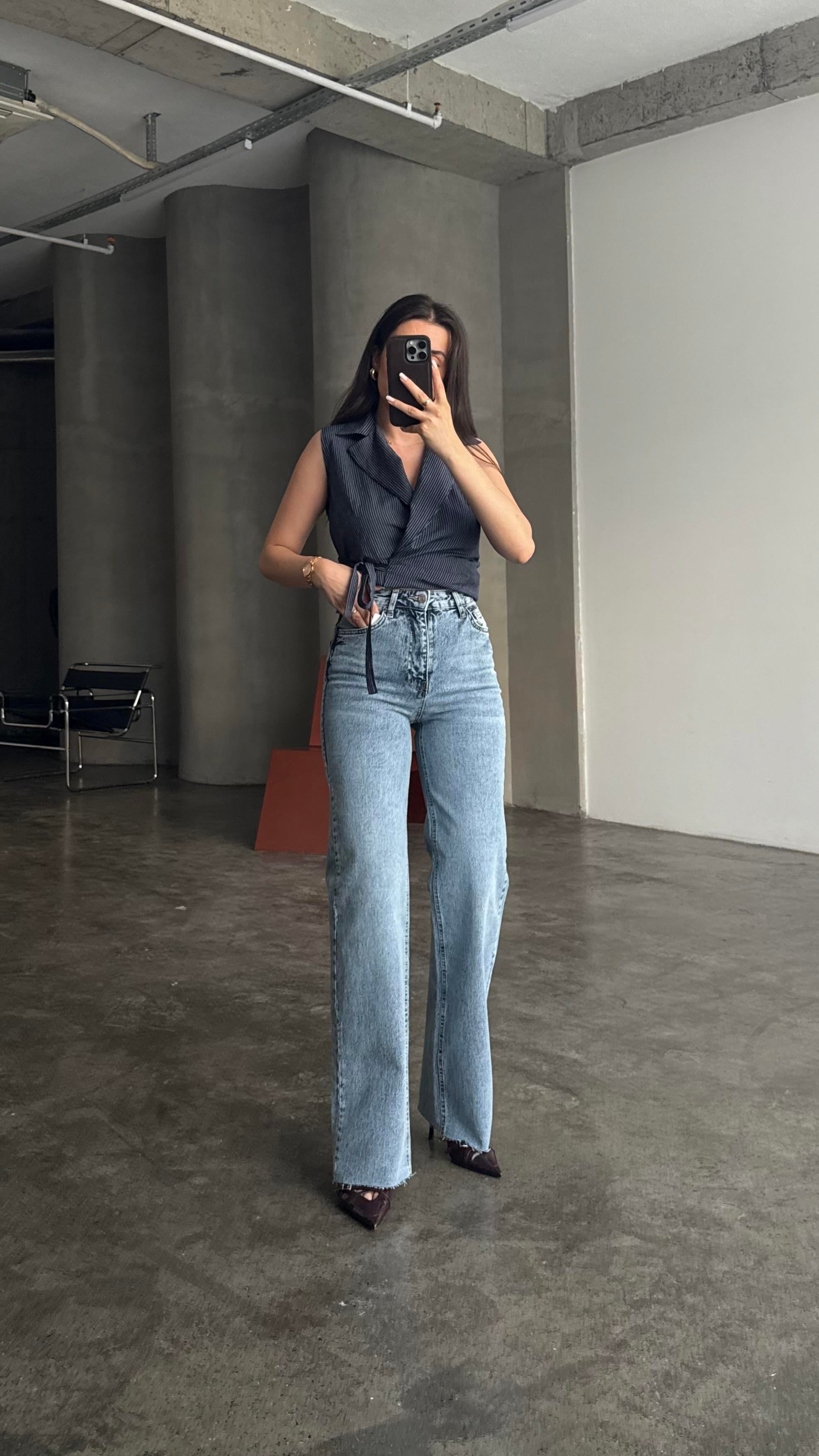 Marka Donuk Mavi DK Straight Jean