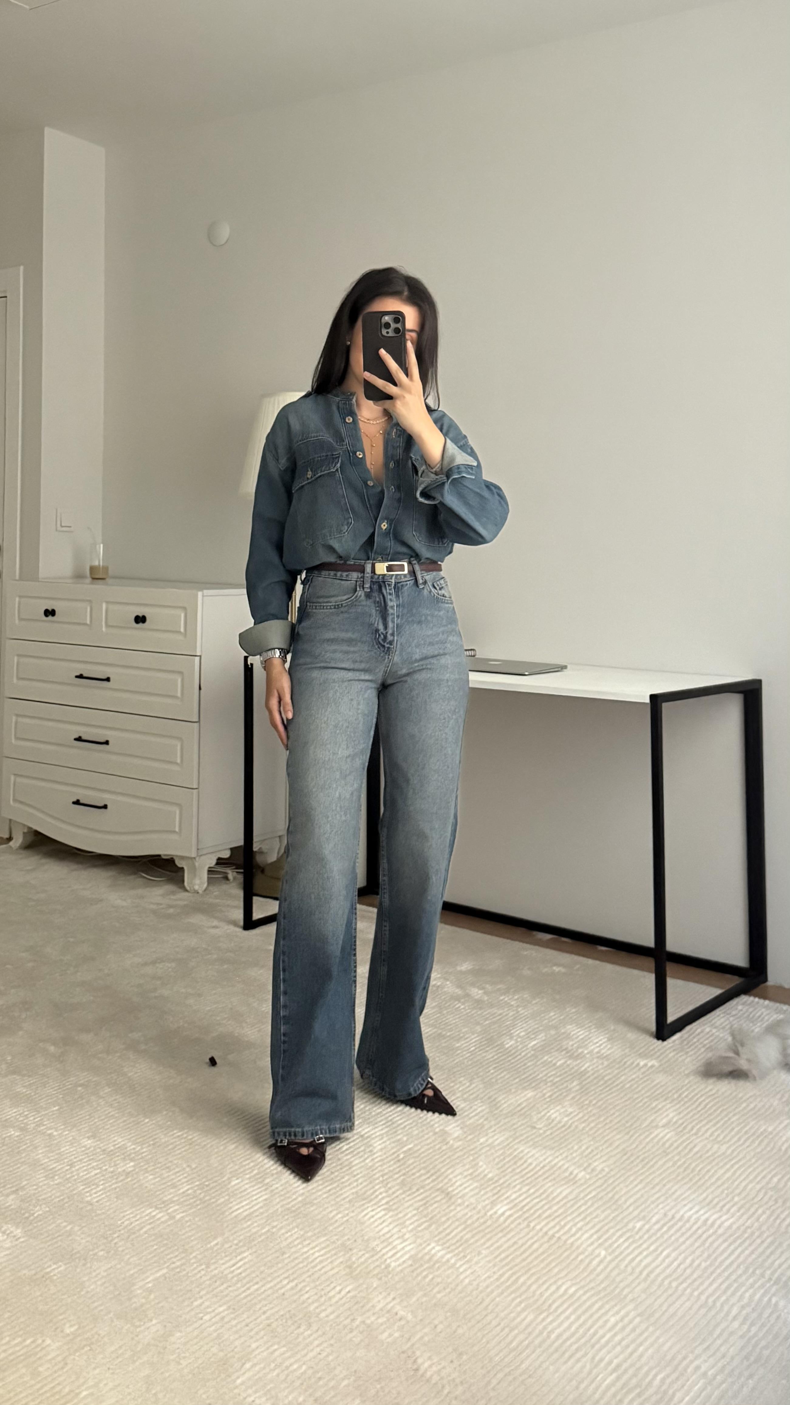 Marka Koyu Mavi Straight Jean