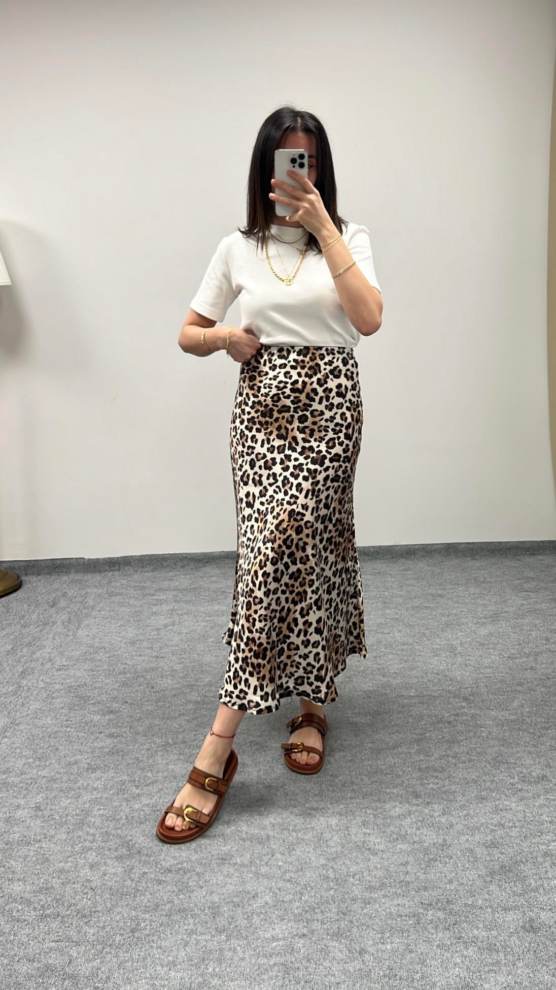 MARKA LEOPAR SATEN ETEK