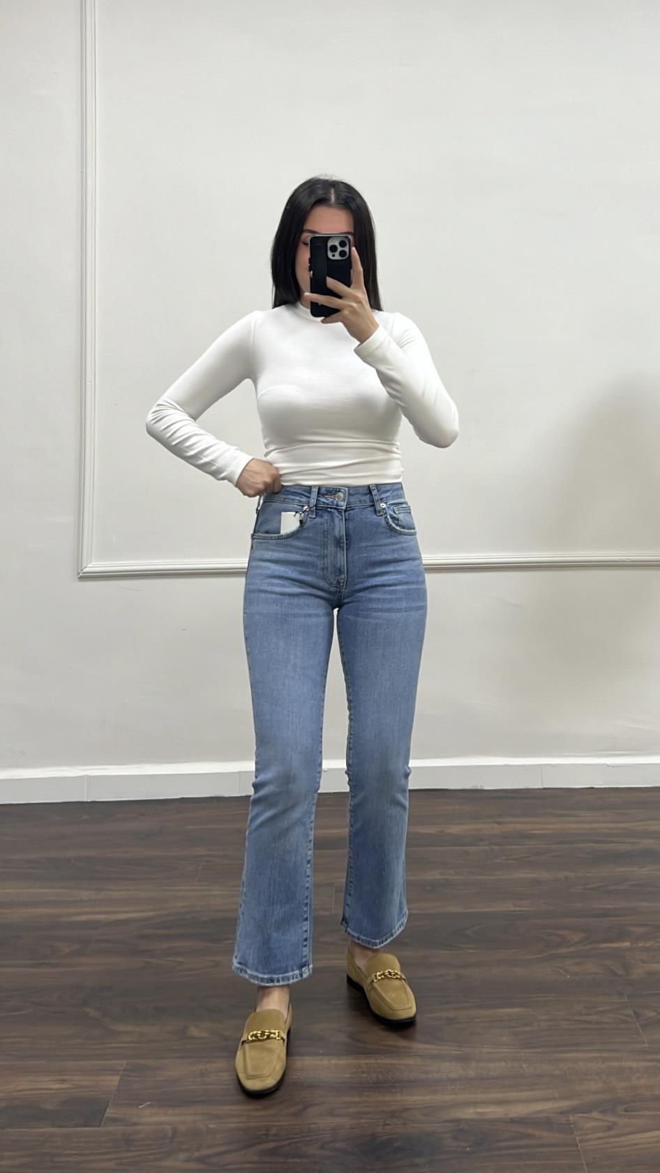 Marka Mavi Crop Flare Jean