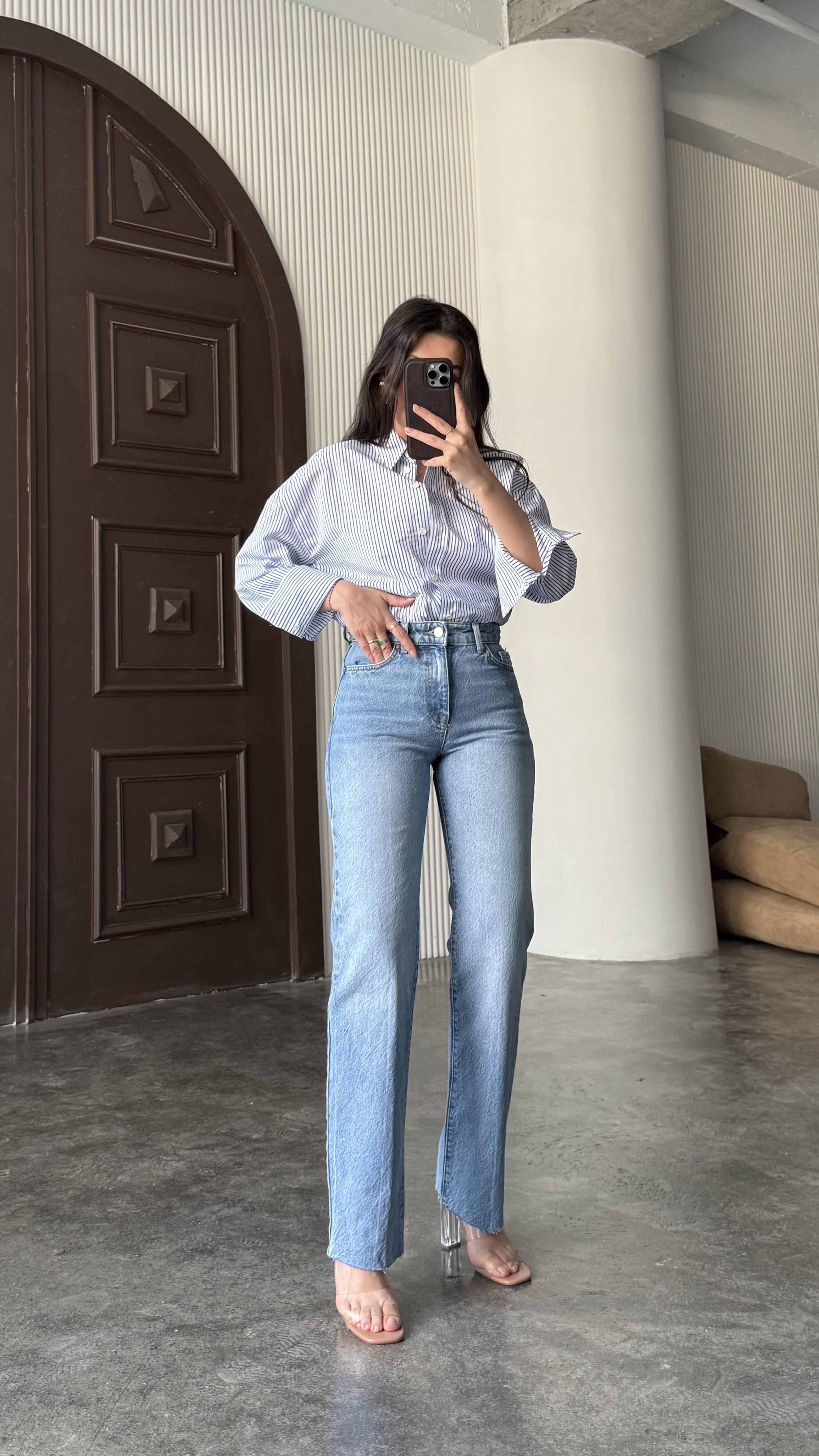 Marka Mavi Düz Kesim Straight Jean