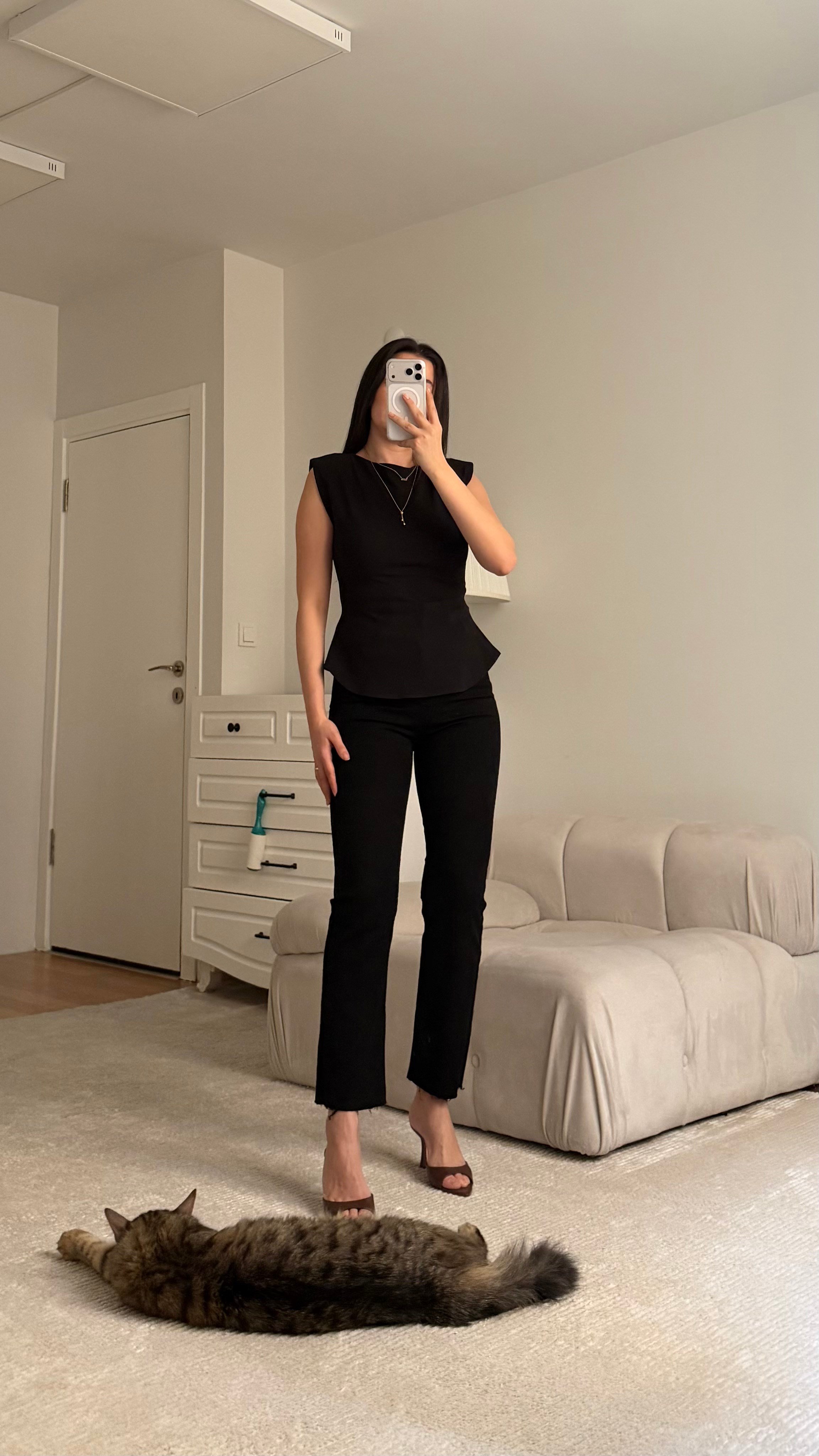 Marka Siyah Slım Straight Fit Jean