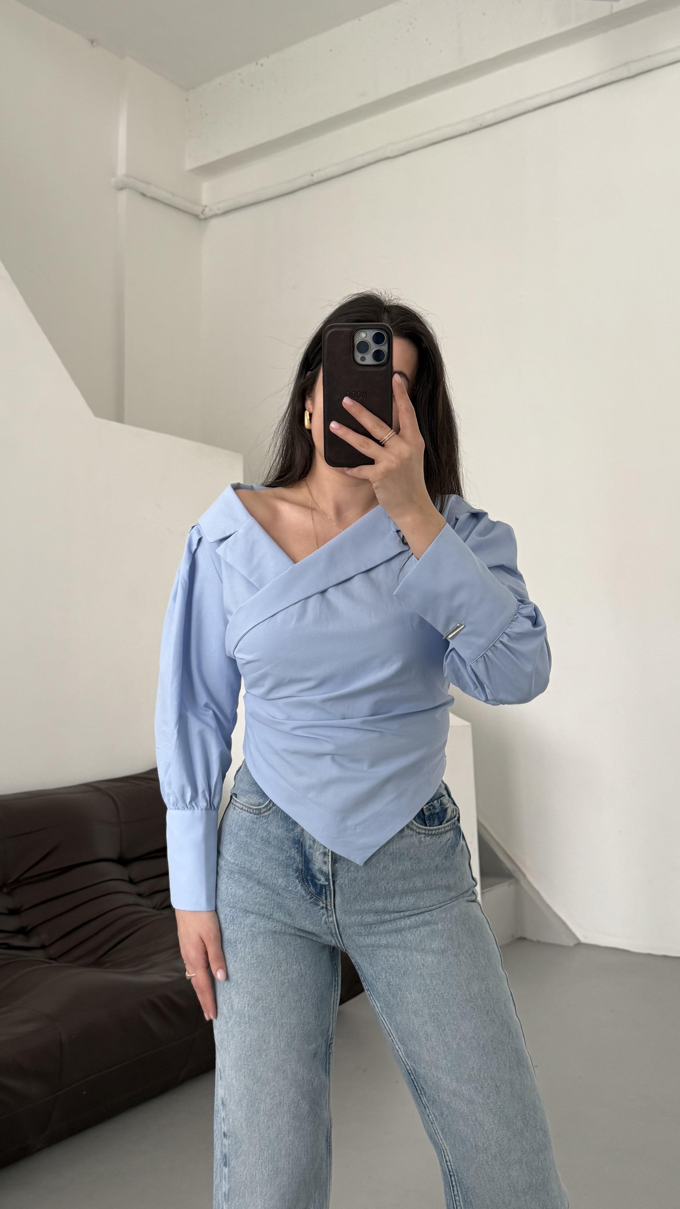 Mavi Tasarım Poplin Gömlek