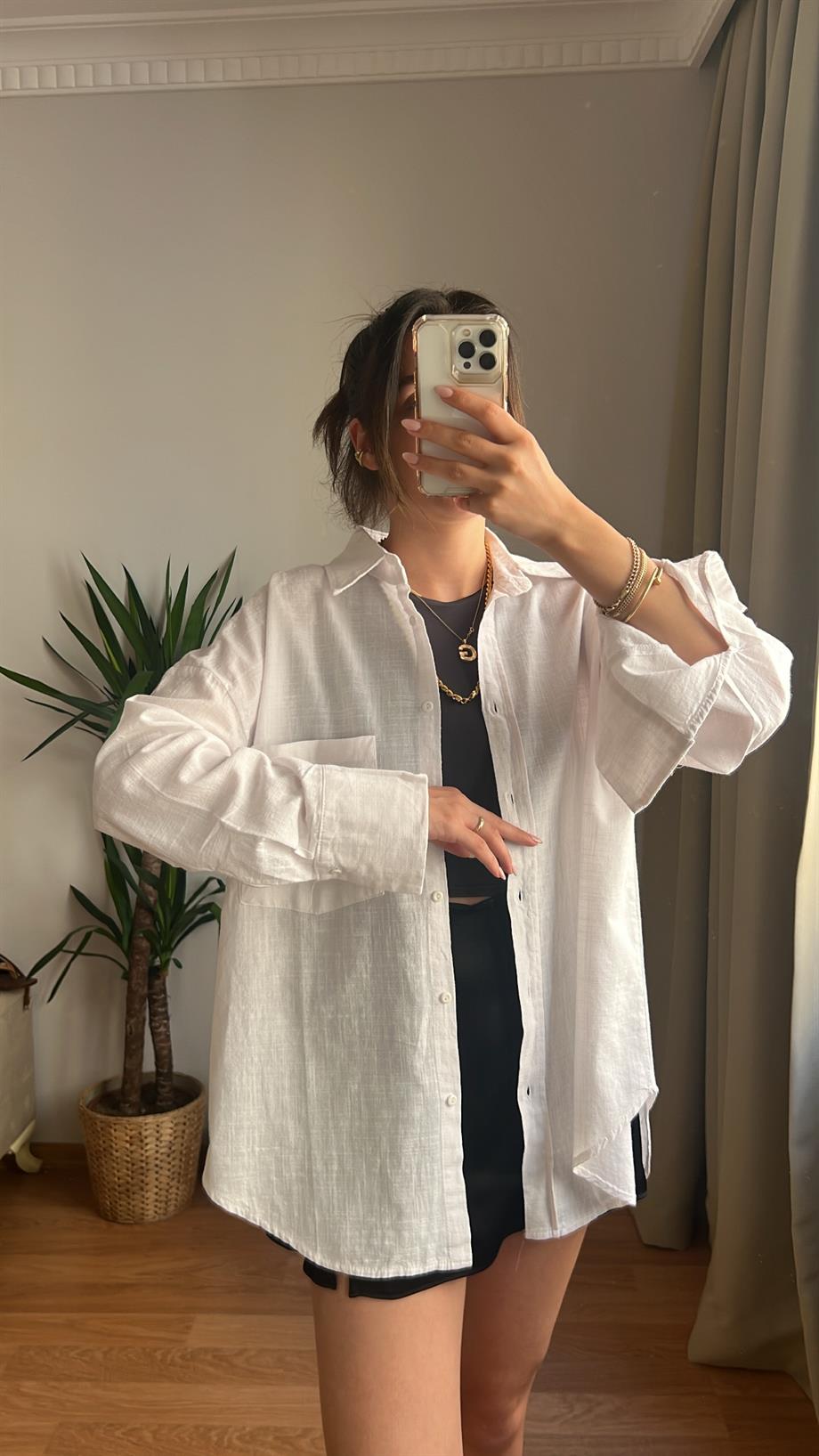 MNG SUIT COLLETION KETEN GÖMLEK