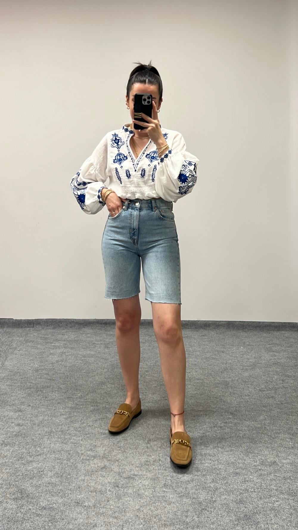 Pb Bermuda Denim Şort