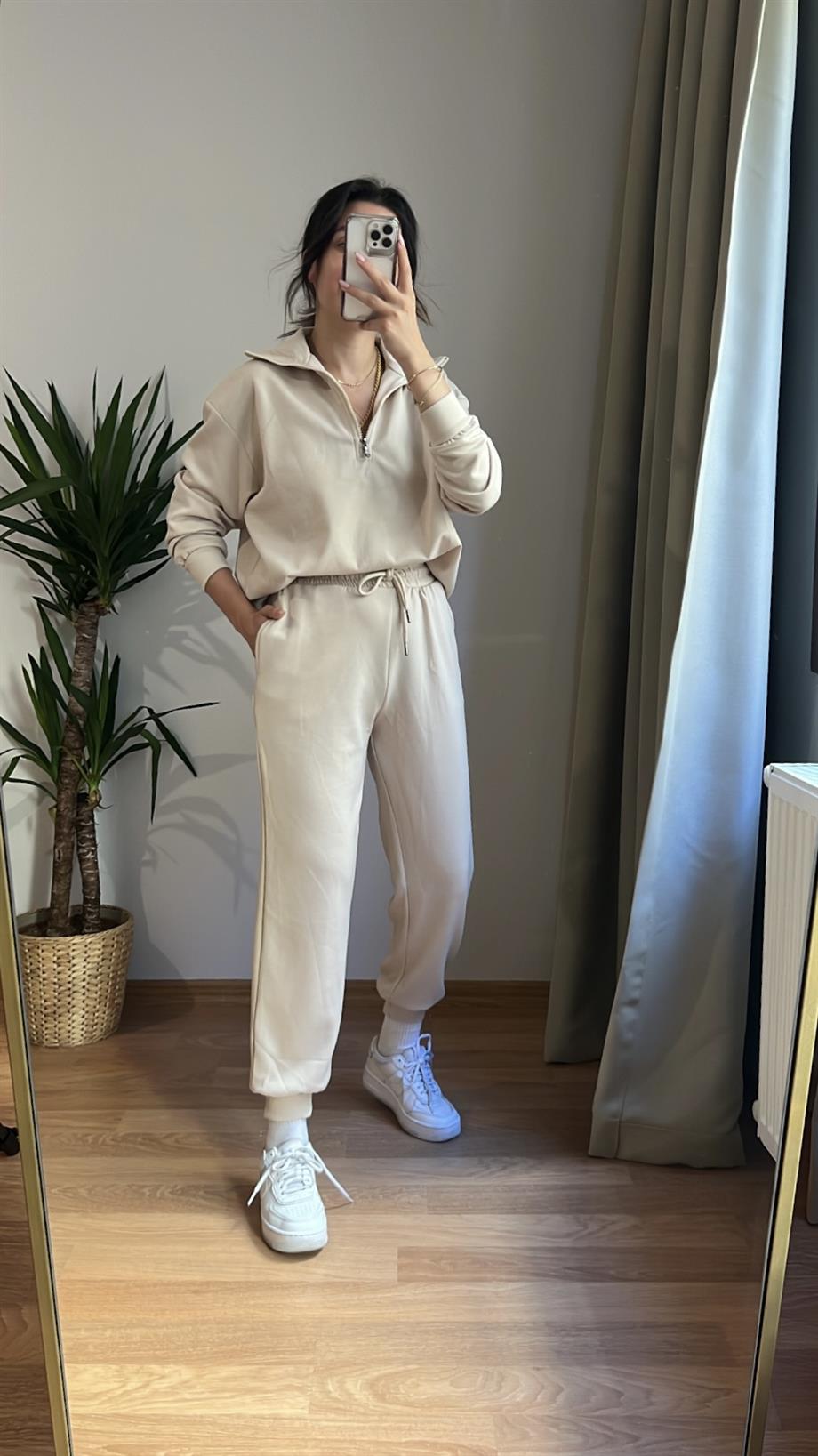TAŞ OYSHO YUMUŞAK DOKULU MODAL JOGGER EŞOFMAN TAKIMI