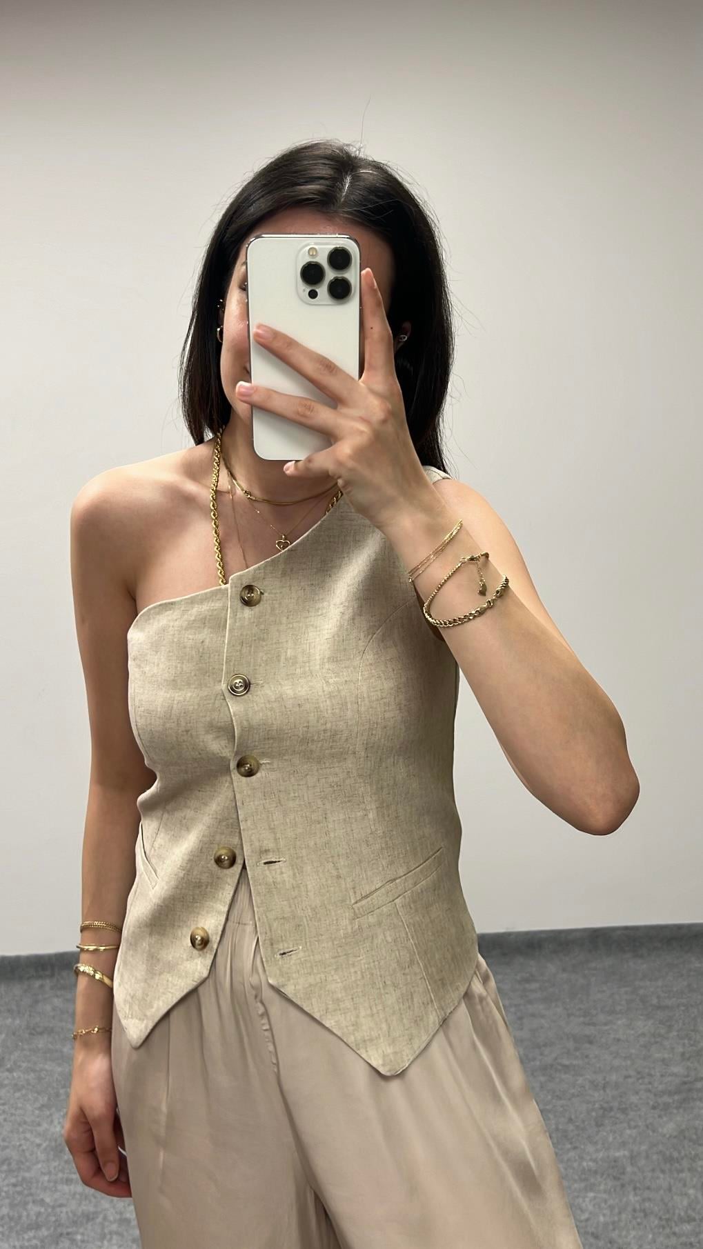 Will Keten Tek Kol Tasarım Yelek