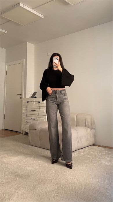 Marka Füme Düz Kesim Jean