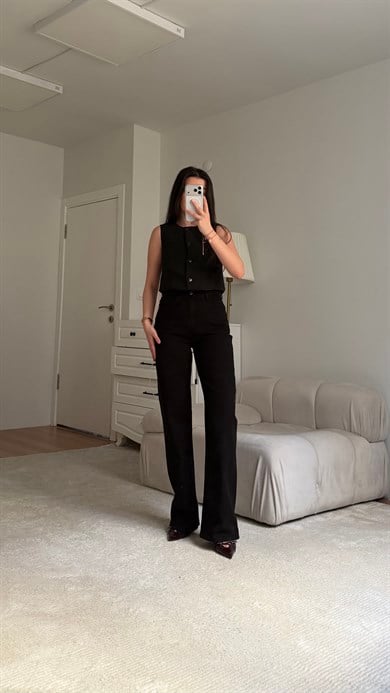 Marka Siyah Düz KesimJean