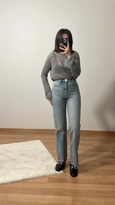 MARKA Z DONUK MAVİ STRAIGHT JEAN