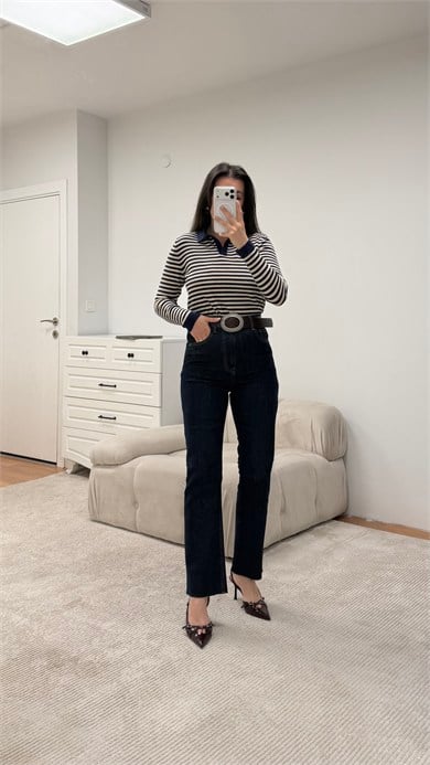 (ön sipariş )Marka Rins Yıkamalı Straight Fıt Jean( 7 kasım kargo çıkış)