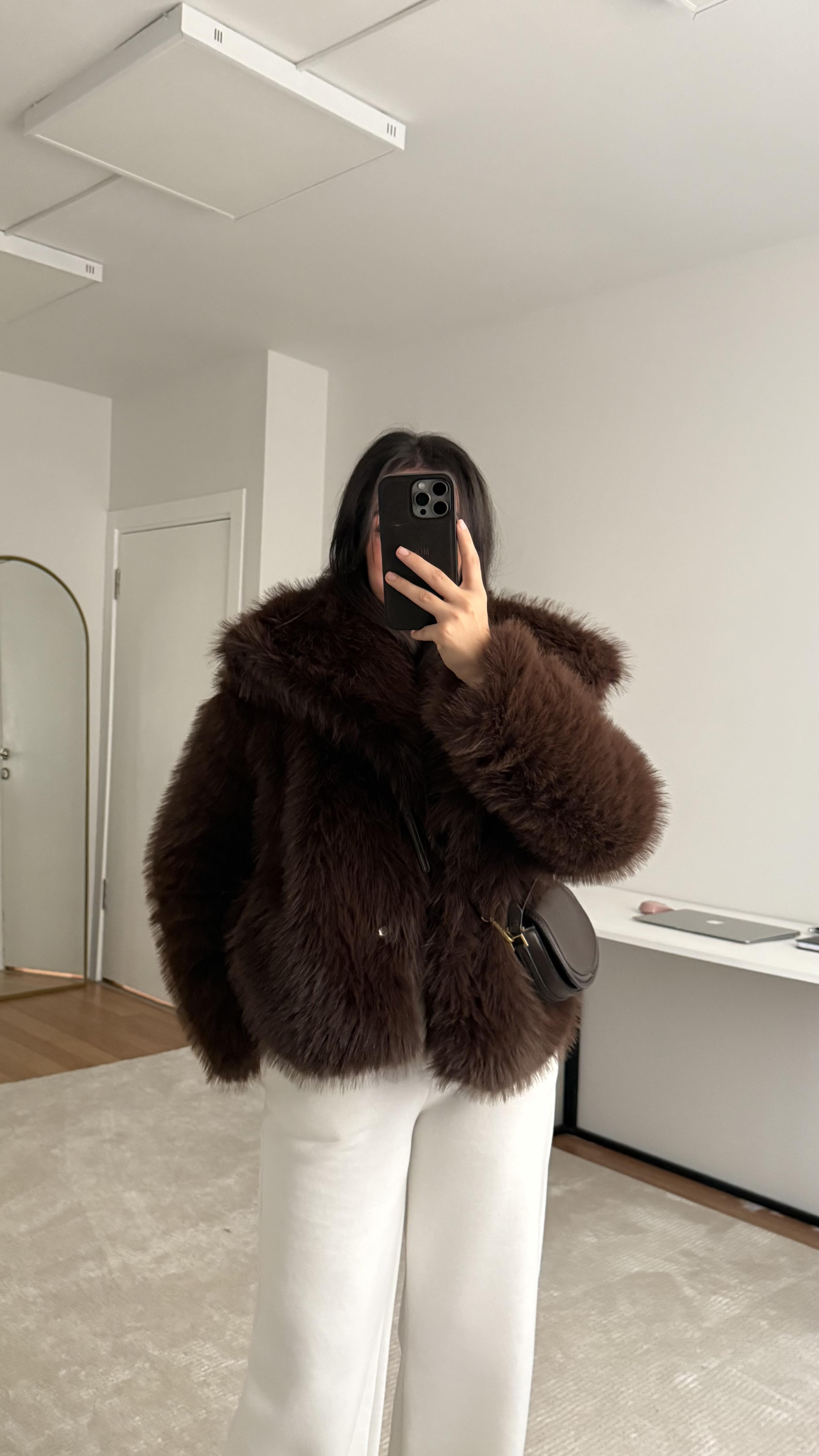 Acı Kahve Premium Suni Kürk