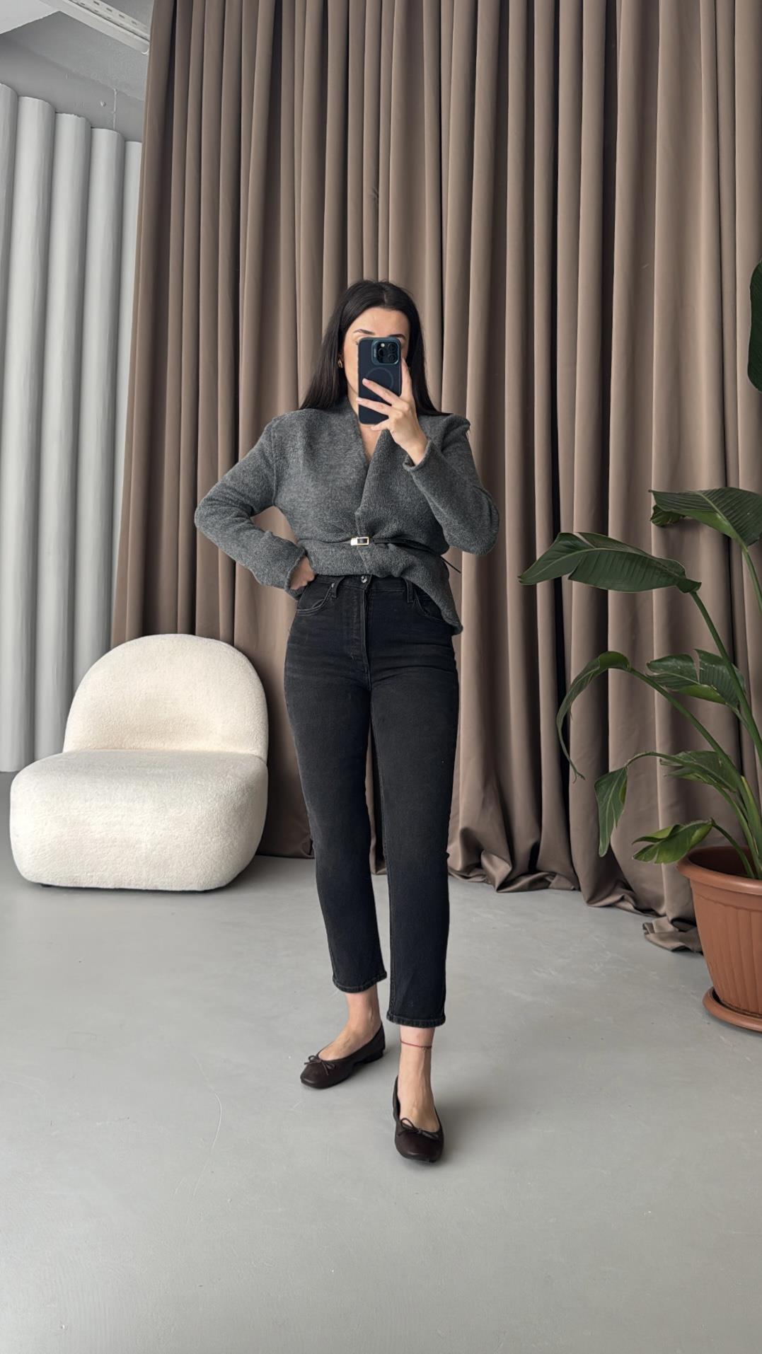 Ade Antrasit Slim Fit Jean 