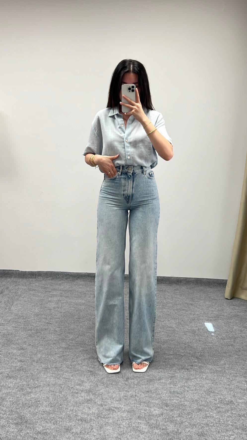 Aket Denim Palazzo Jean