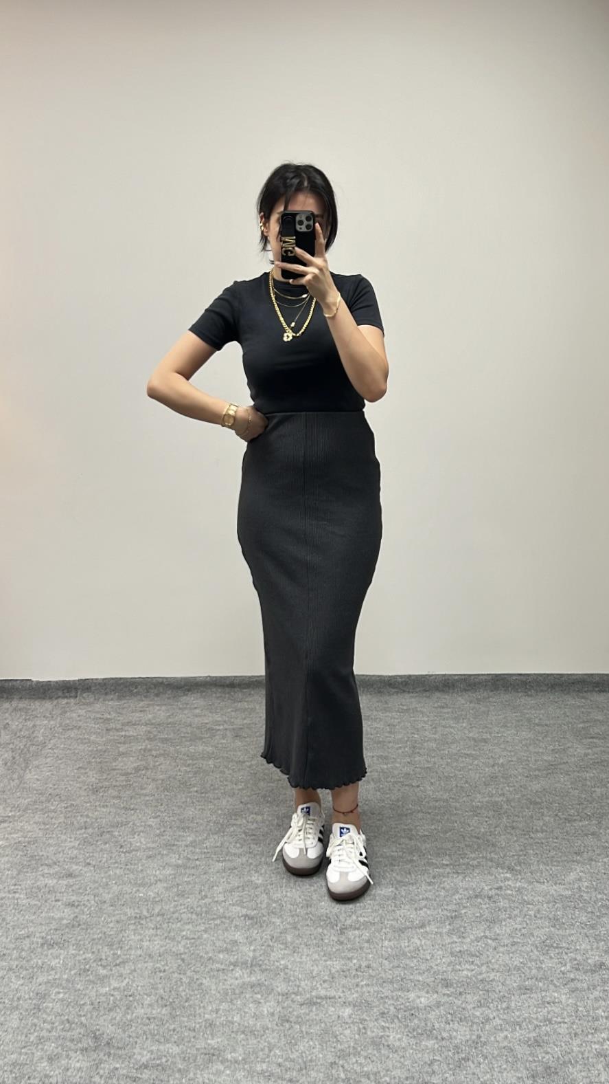 BOES FİTİLLİ ANTRASİT MİDİ  ETEK