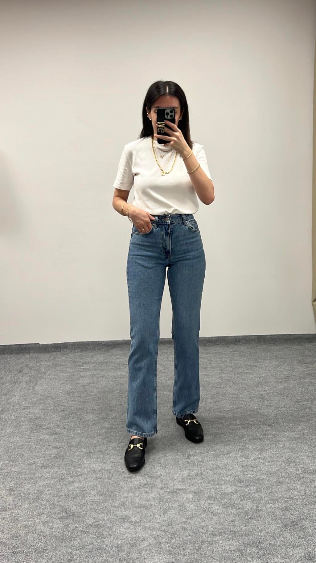 CANS MAVİ STRAIGHT FIT JEAN