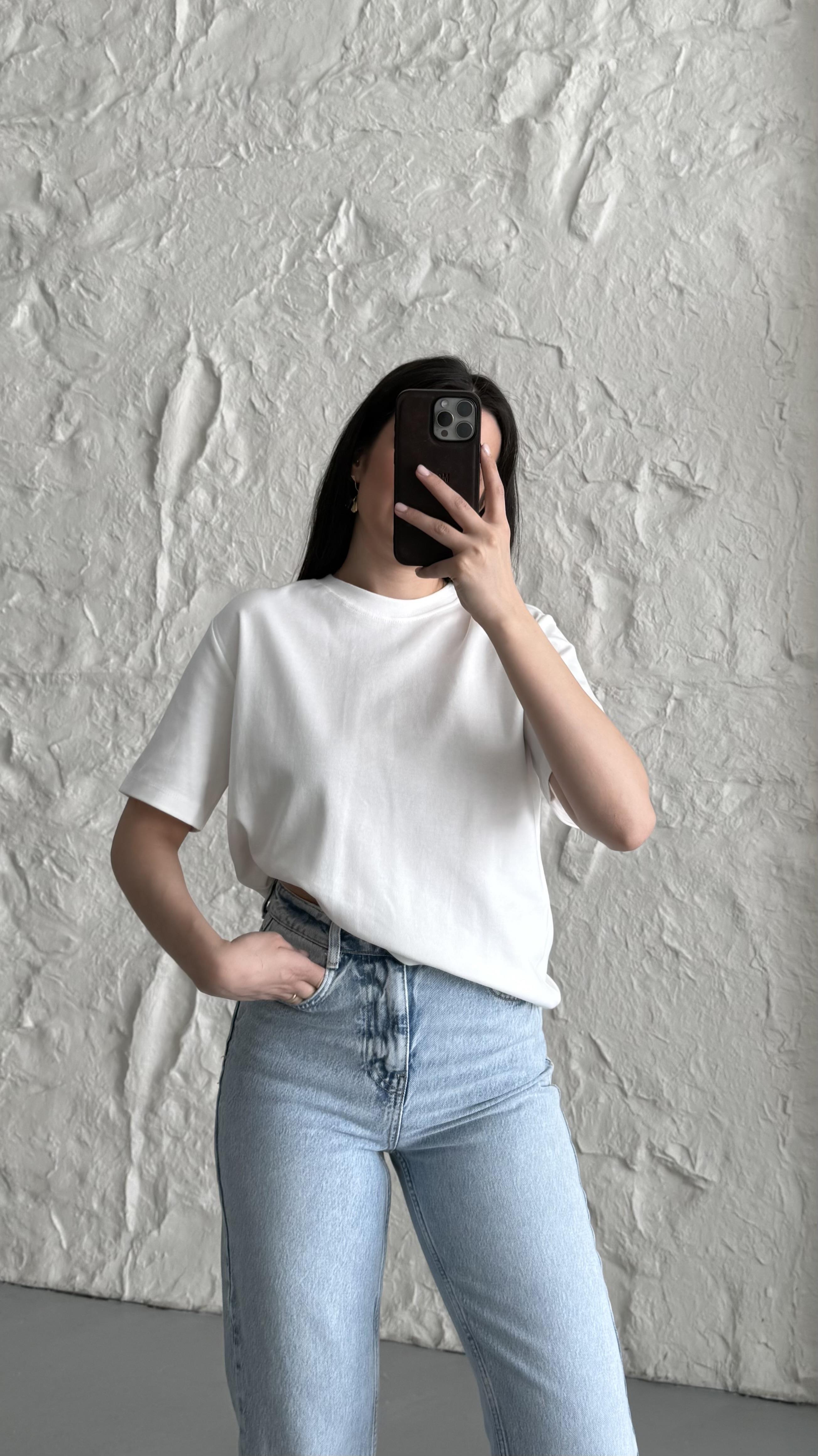 Cas Ekru Basıc Tişört