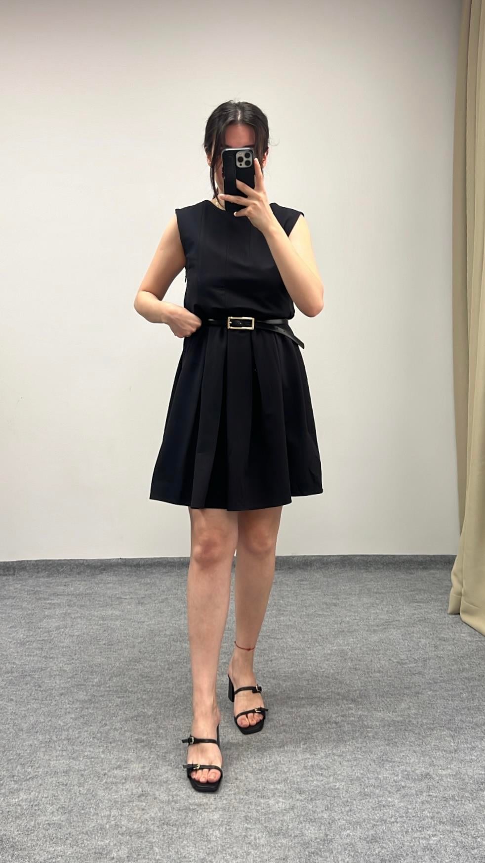 Cas Siyah Premıum Elbise