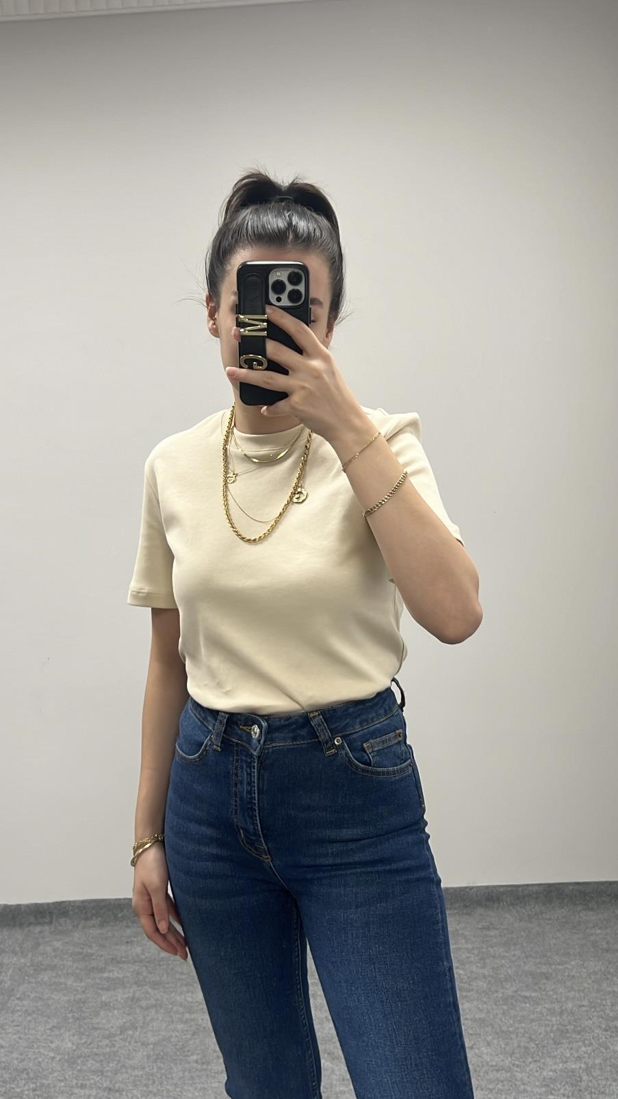 CAST KUM BEJİ ORGANİK PAMUK BASIC TİŞÖRT