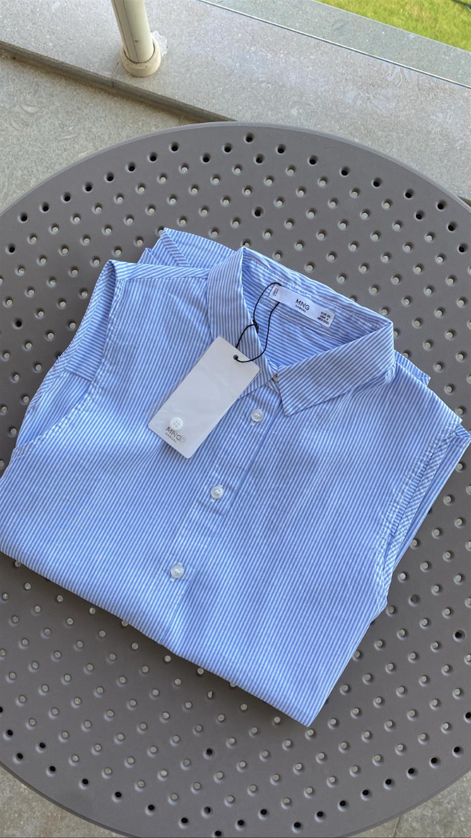 ÇİZGİLİ KOLSUZ GÖMLEK