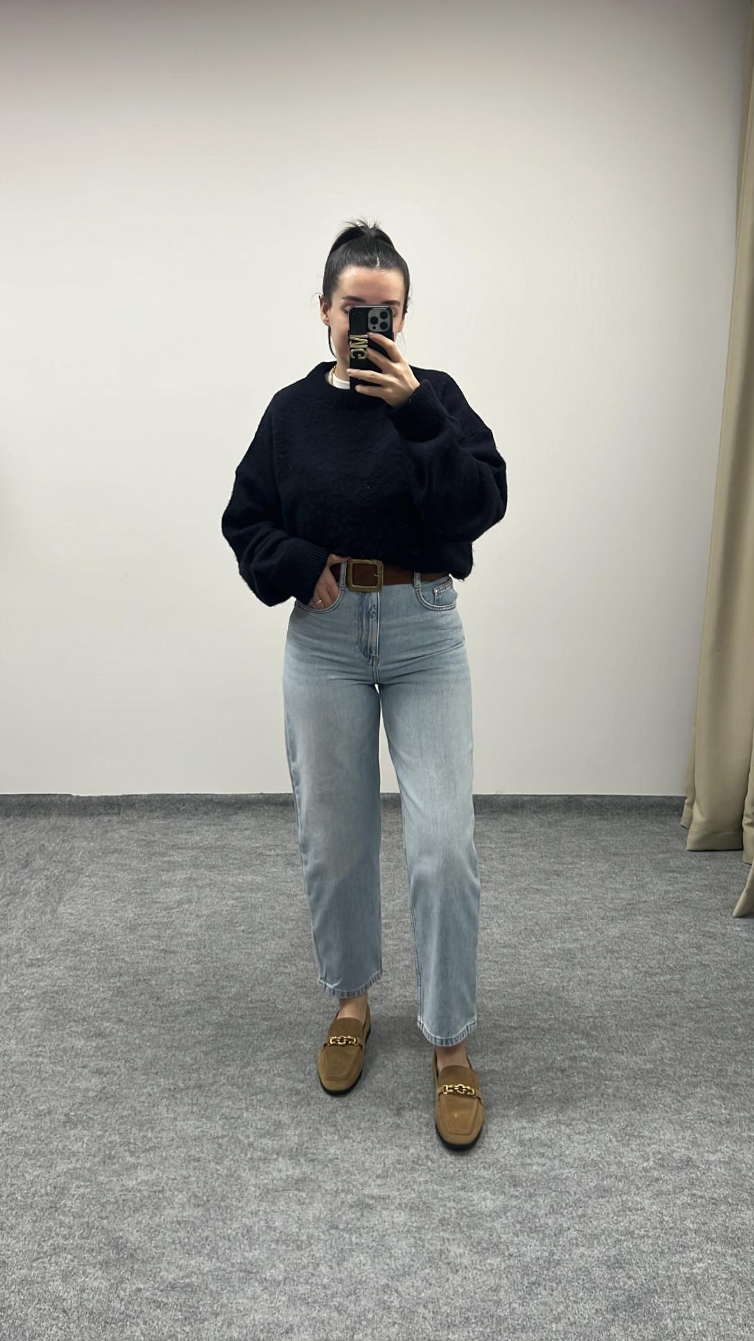 CLOUDİE ULTRA YÜKSEK BEL STRAIGHT JEAN