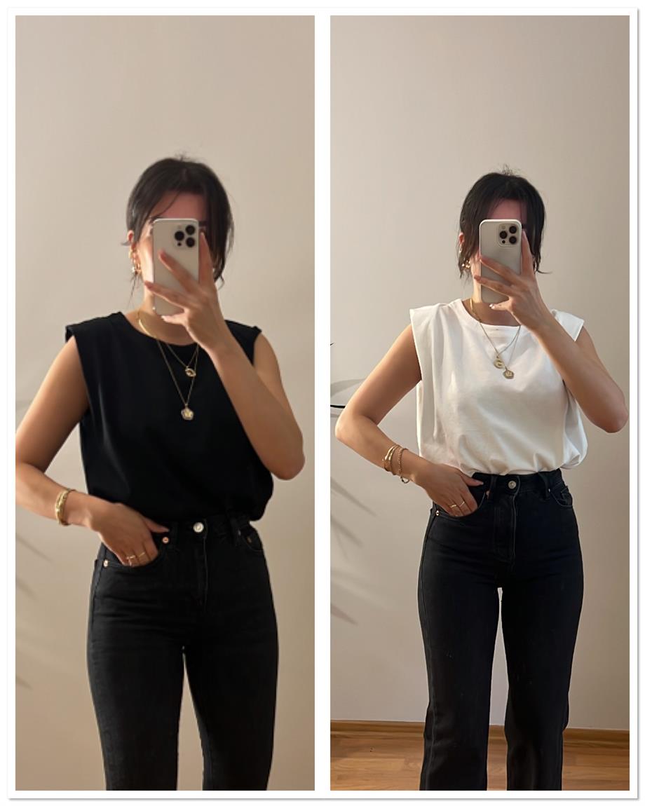 CORS KOLSUZ VATKA GÖRÜNÜMLÜ BASIC TİŞÖRT