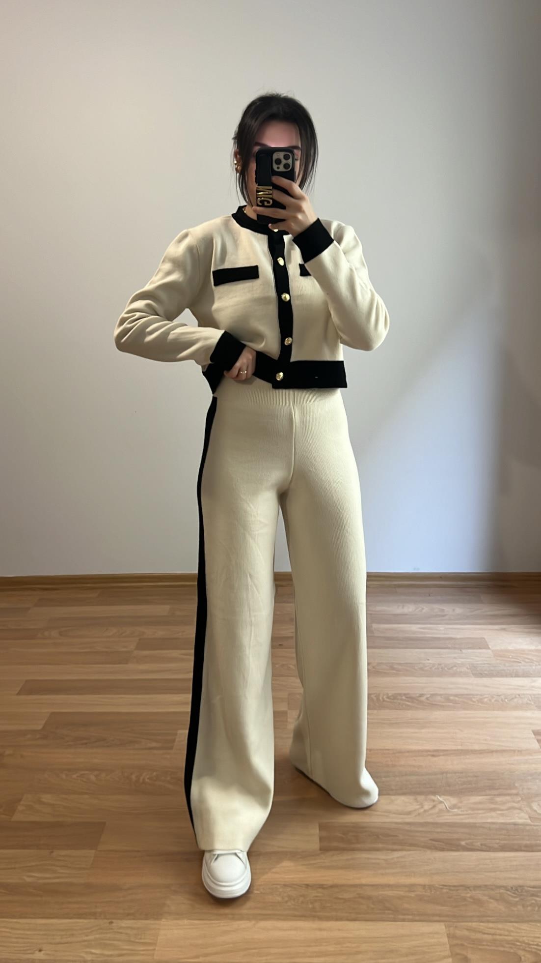 EKRU HIRKA/PALAZZO TRİKO TAKIM