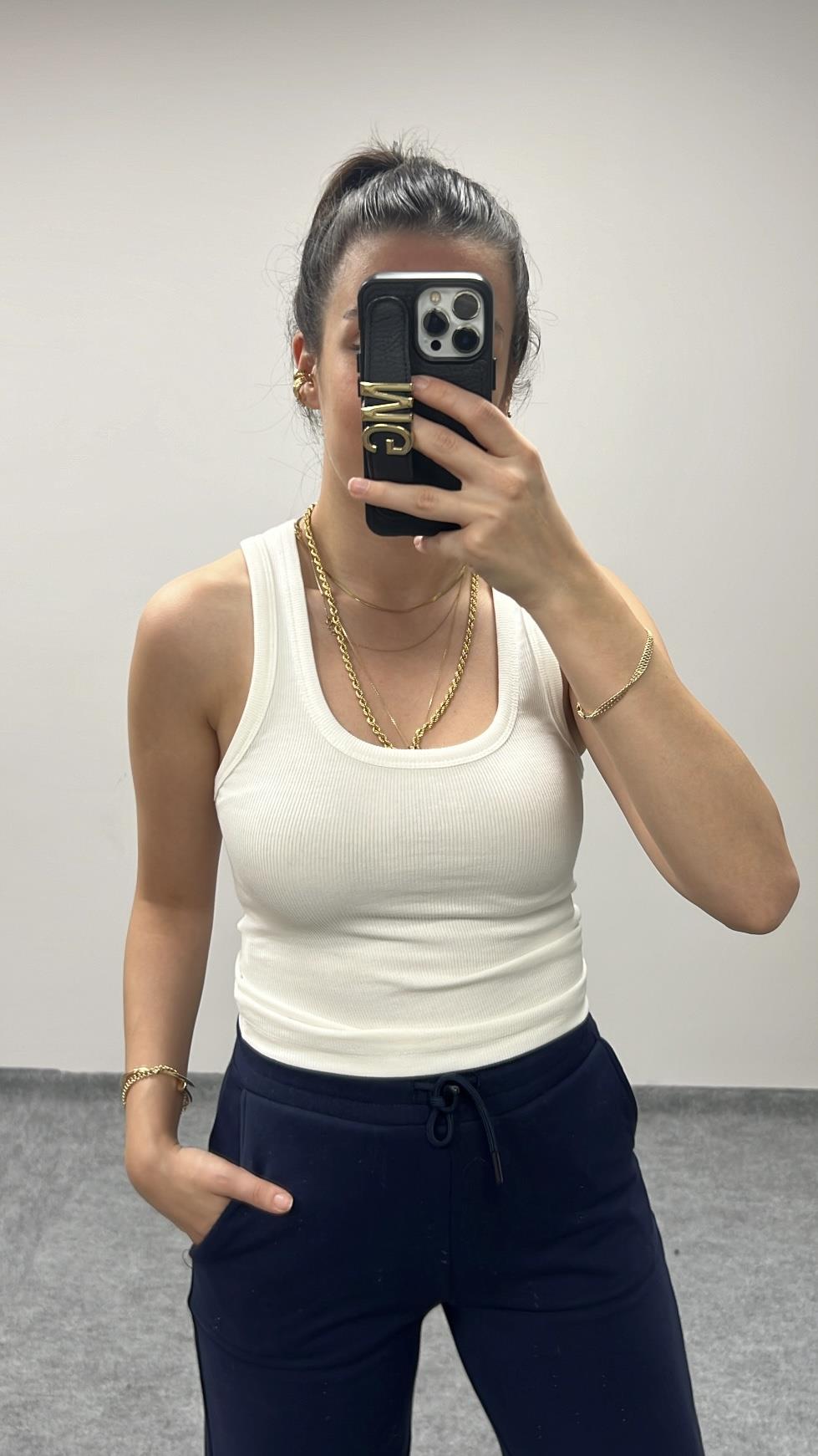 FİTİLLİ BEYAZ ASKILI TOP