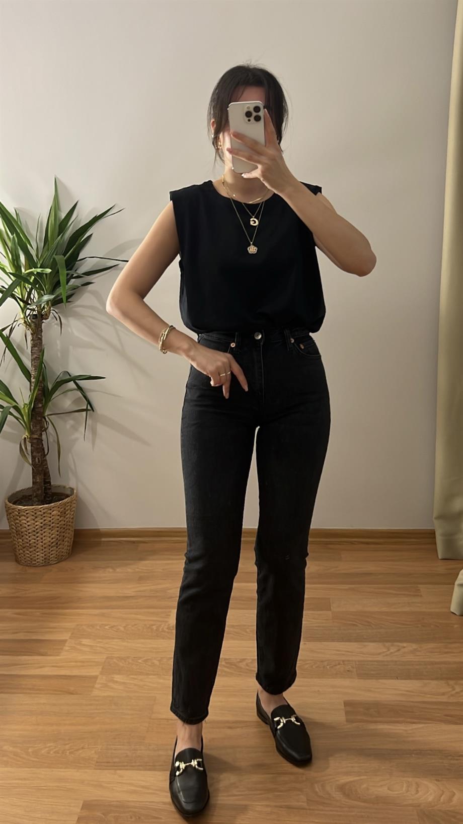 GO CLAUD SİYAH STRAİGHT FIT JEAN