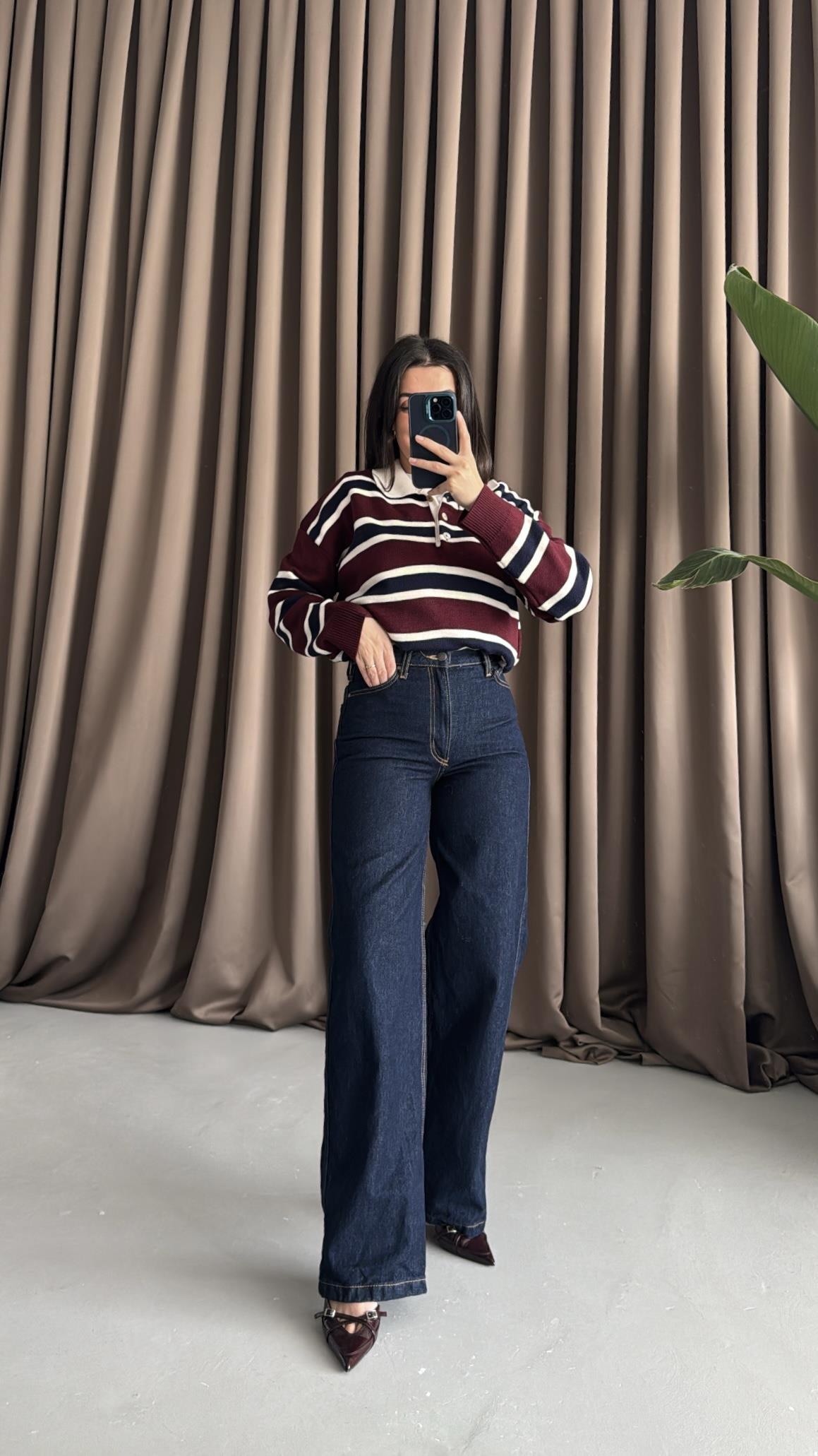 Go Lacivert Straight Jean