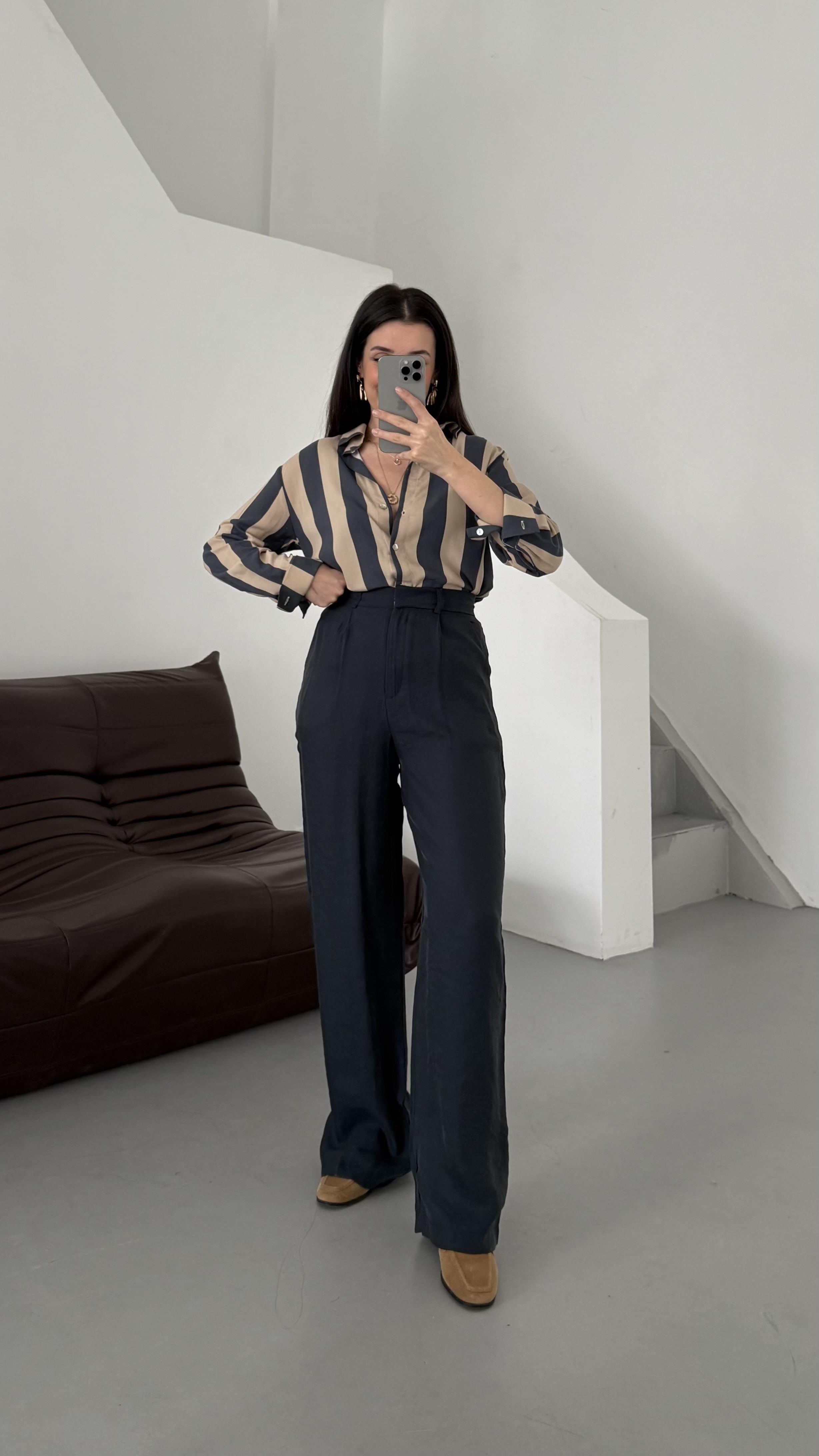 Go Soluk Laci Tensel Pensli Pantolon 